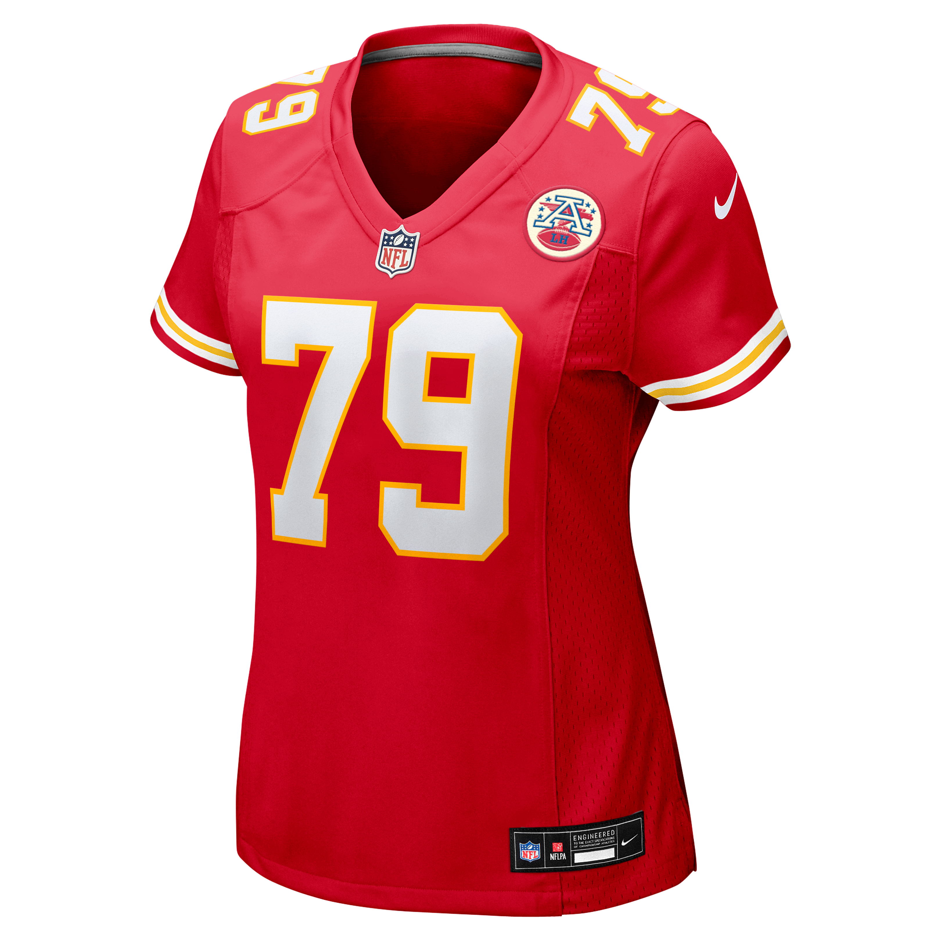 Esa Pole Kansas City Chiefs Game Jersey Red NFL Football Fan Wear Esa Pole