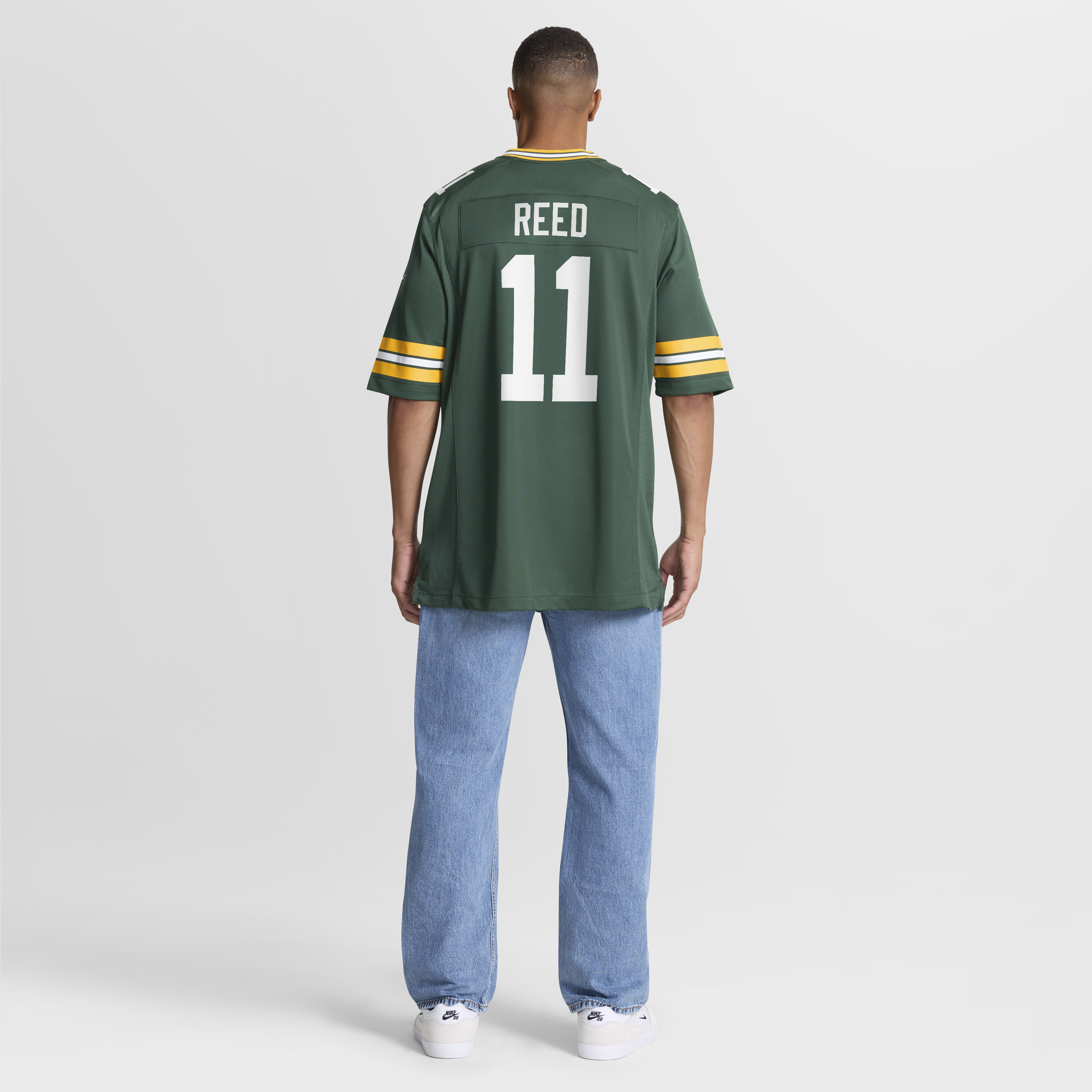 Jayden Reed Green Bay Packers Game Jersey Green NFL Football Fan Wear