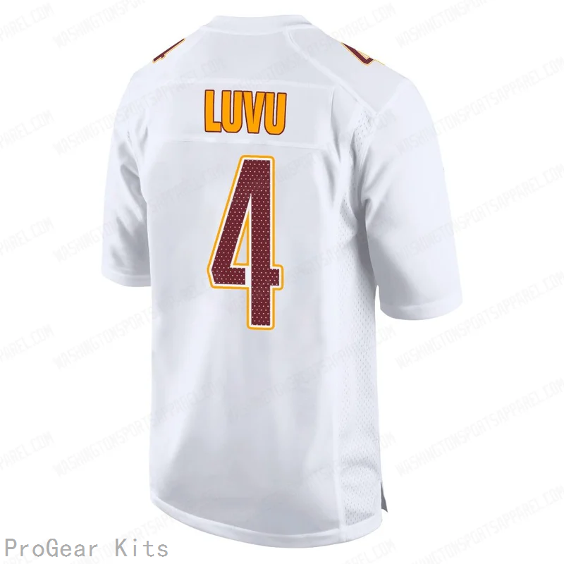 Frankie Luvu Tundra Washington Commanders Game Jersey No.4 White NFL Football Fan Wear