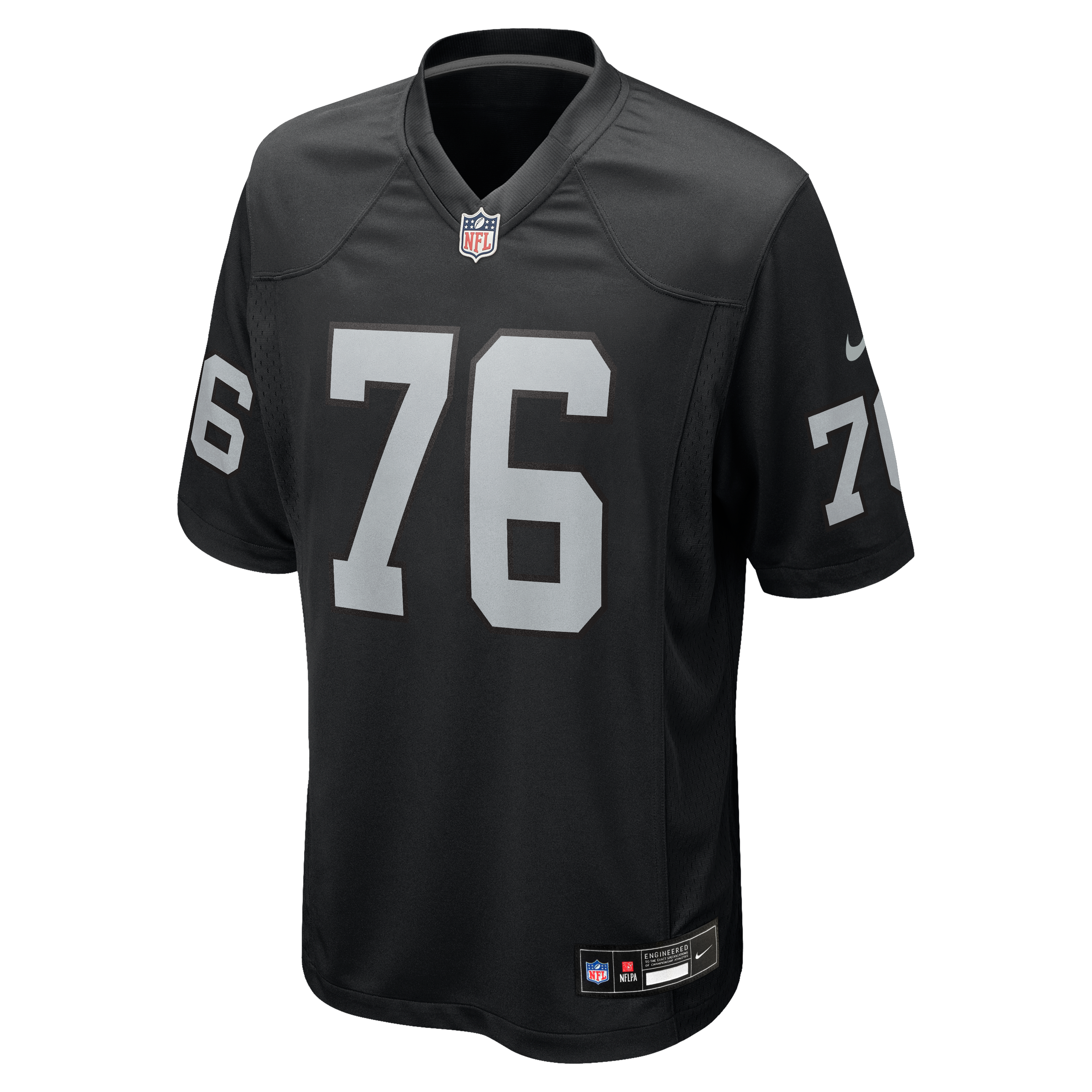 Caleb Rogers Las Vegas Raiders Game Jersey Black NFL Football Fan Wear Caleb Rogers