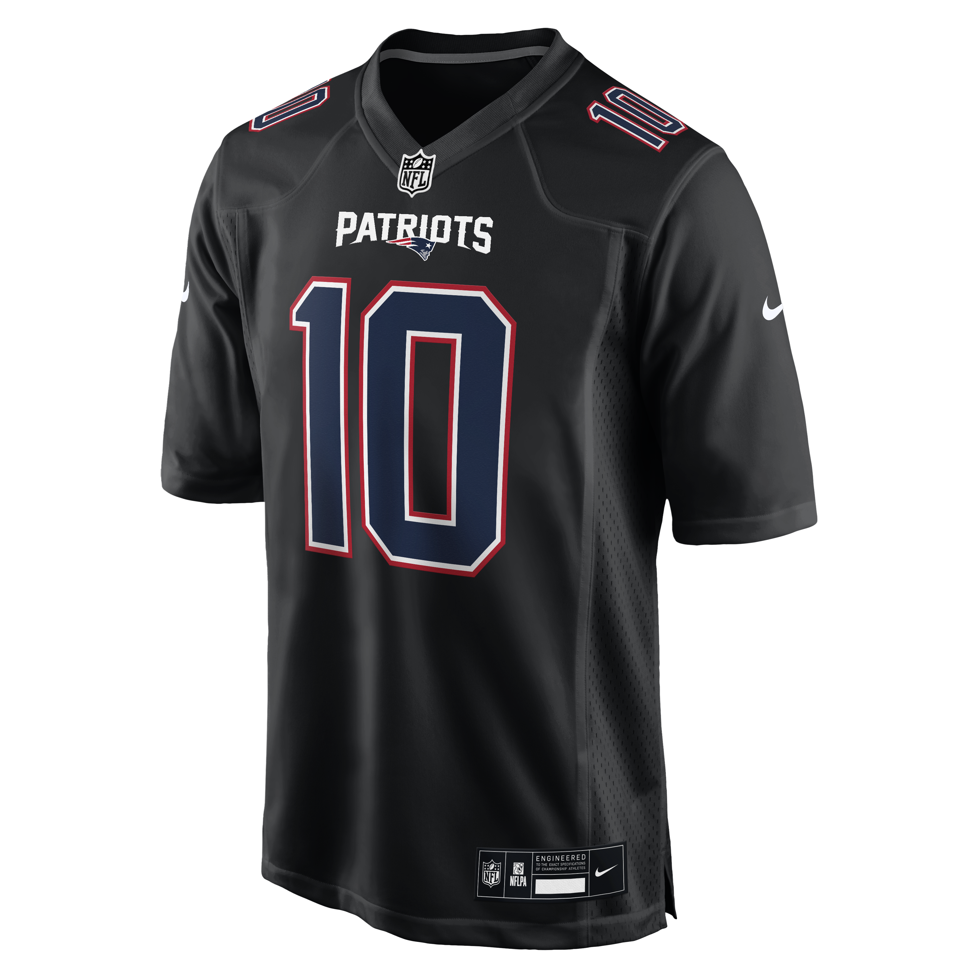 Drake Maye Carbon New England Patriots Game Jersey Black NFL Football Fan Wear Drake Maye Carbon