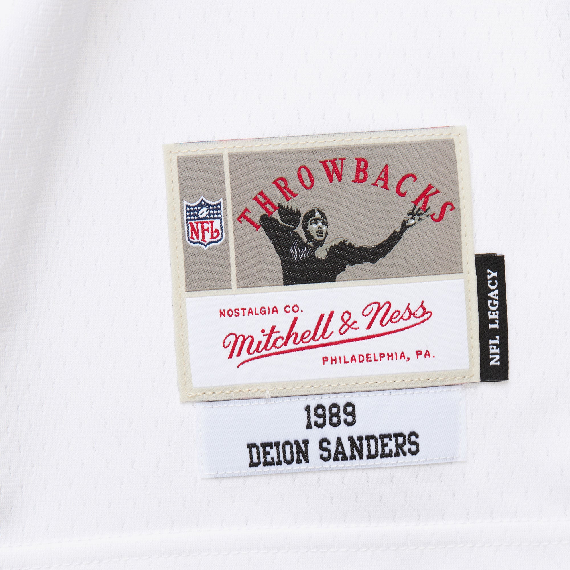 Deion Sanders Atlanta Falcons Replica Jersey White NFL Football Fan Wear Deion Sanders