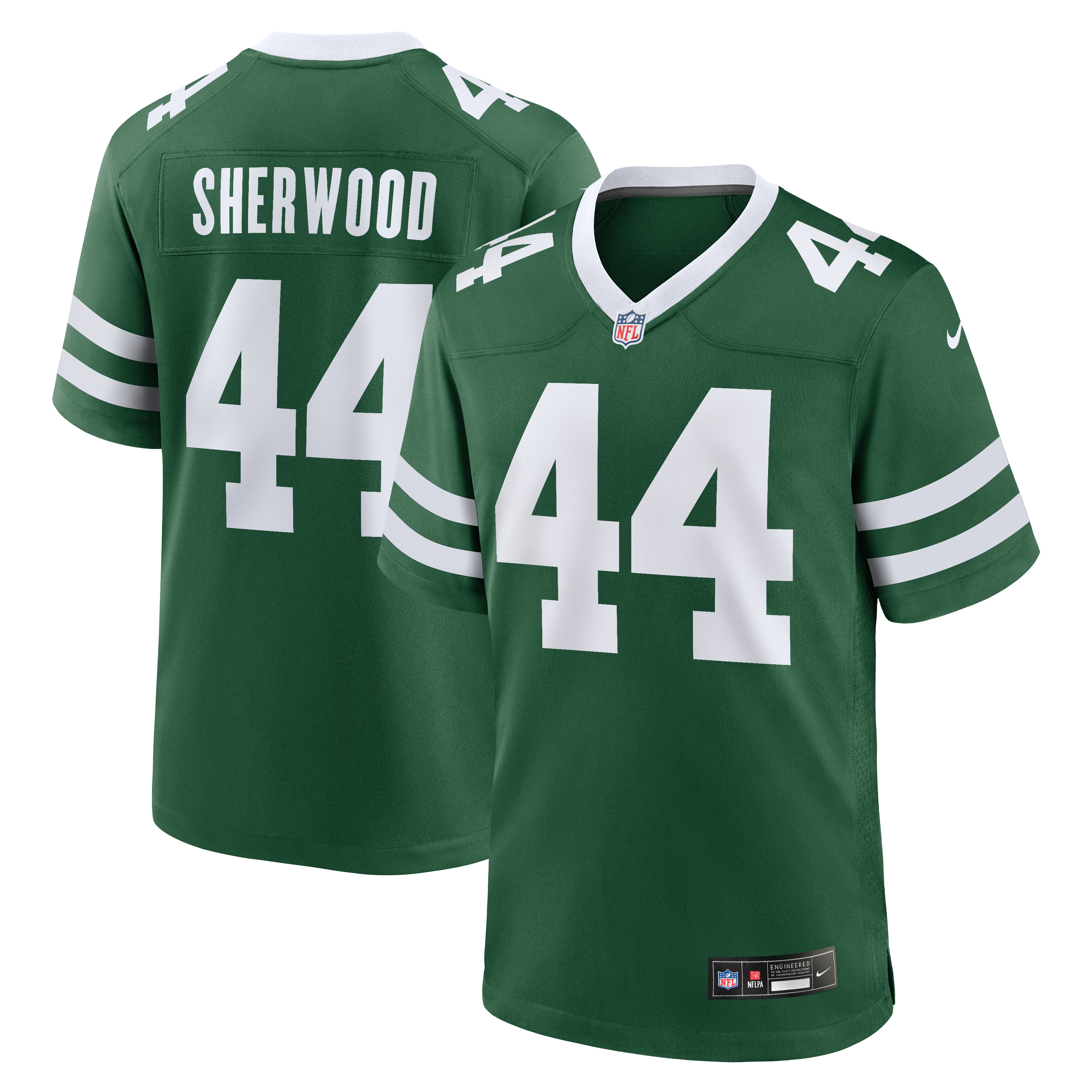 Jamien Sherwood New York Jets Game Jersey Sherwood NFL Football Fan Wear Jamien Sherwood