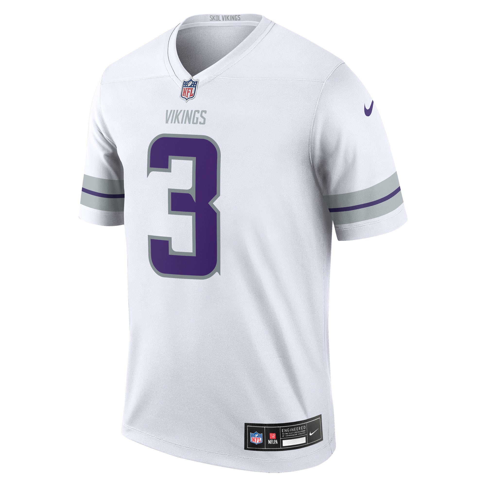 Jordan Addison Performance Minnesota Vikings Player Jersey White NFL Football Fan Wear Jordan Addison Performance