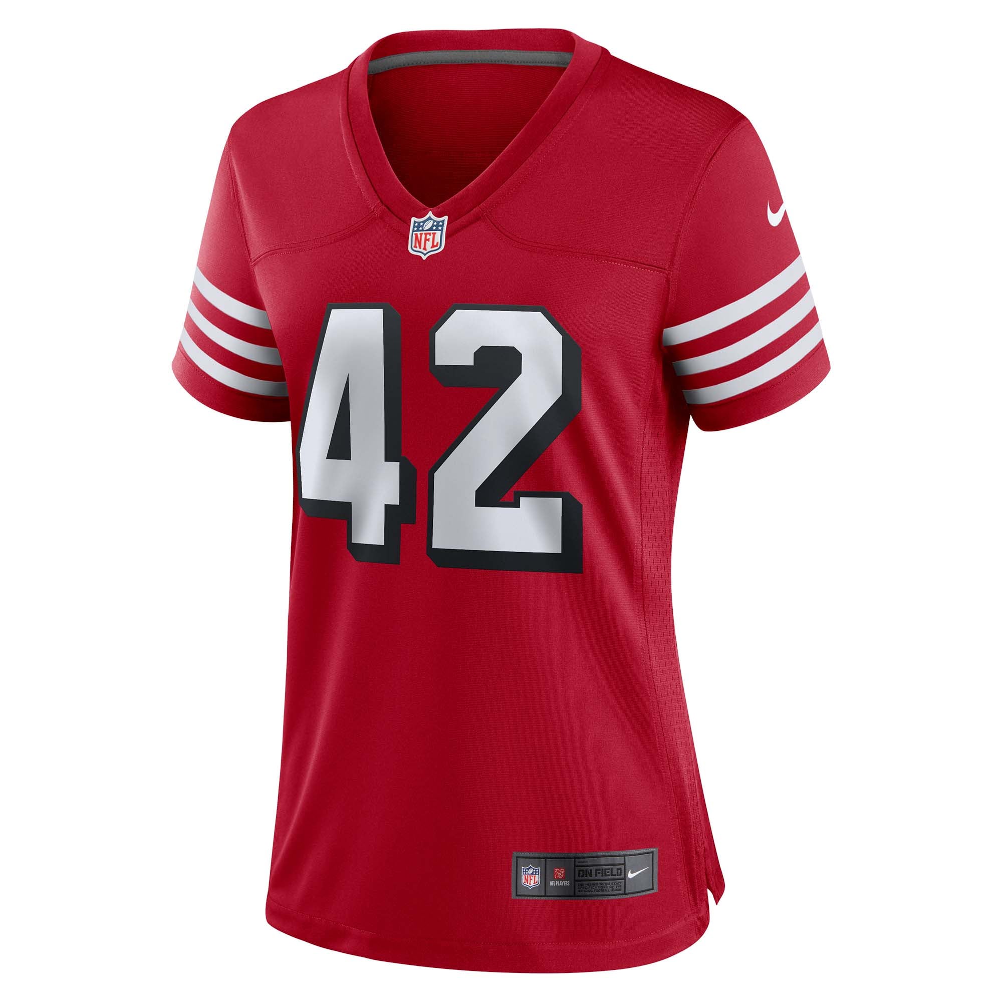 Ronnie Lott San Francisco 49ers Game Jersey Scarlet NFL Football Fan Wear Ronnie Lott