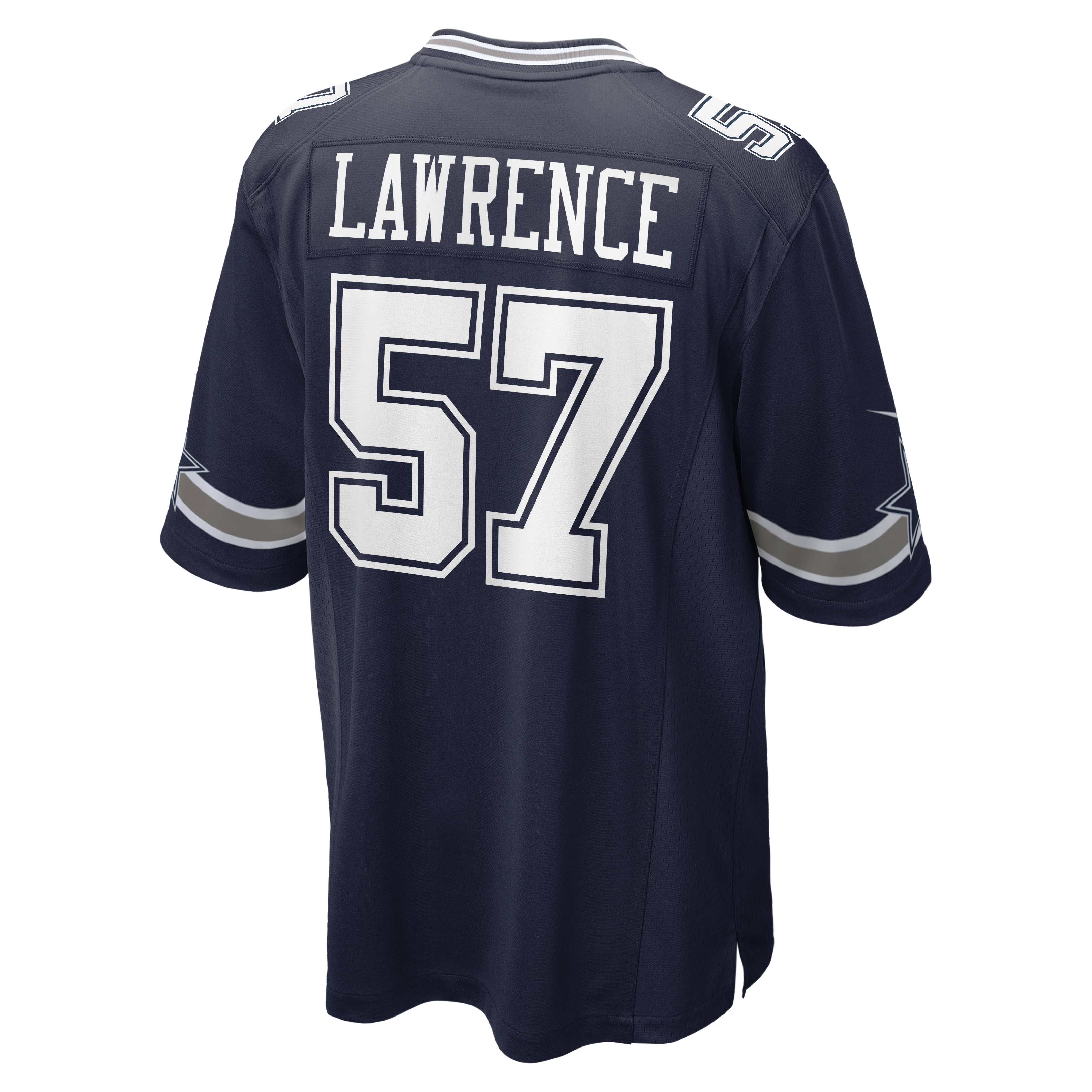 Malachi Lawrence Dallas Cowboys Game Jersey Navy NFL Football Fan Wear Malachi Lawrence