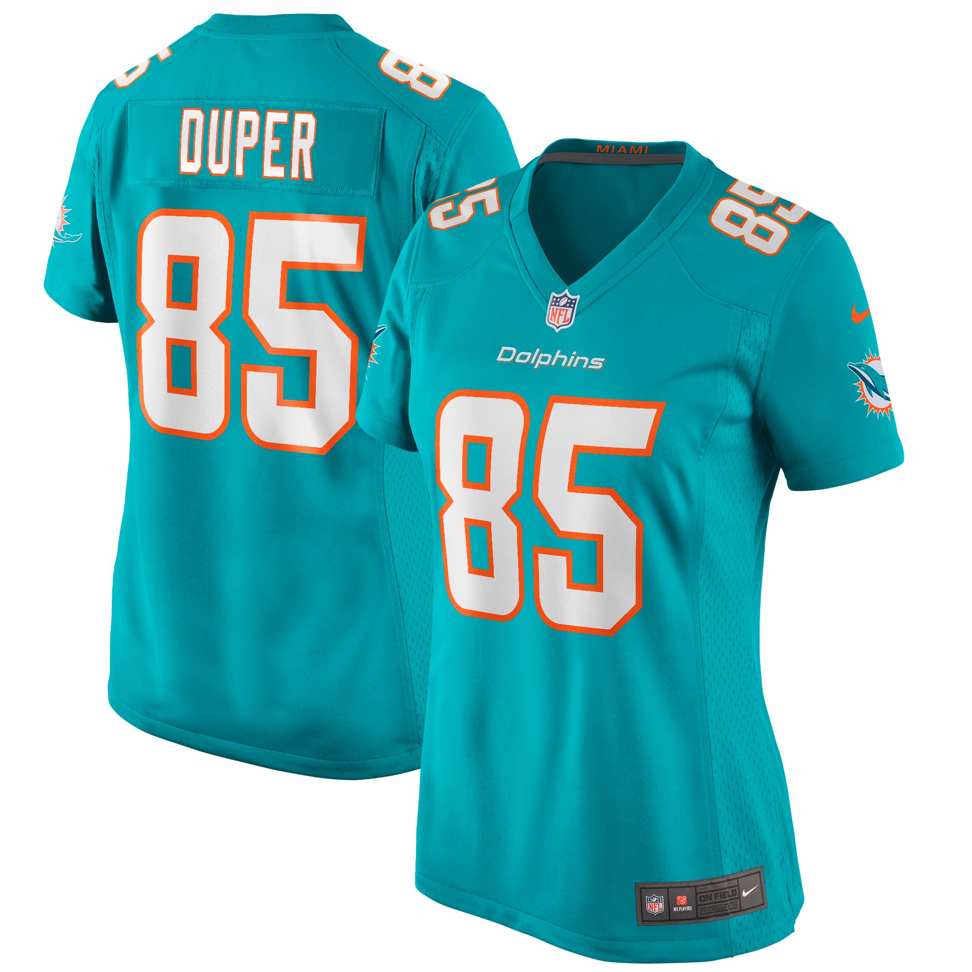 Retired Mark Duper Miami Dolphins Player Jersey White NFL Football Fan Wear Retired Mark Duper