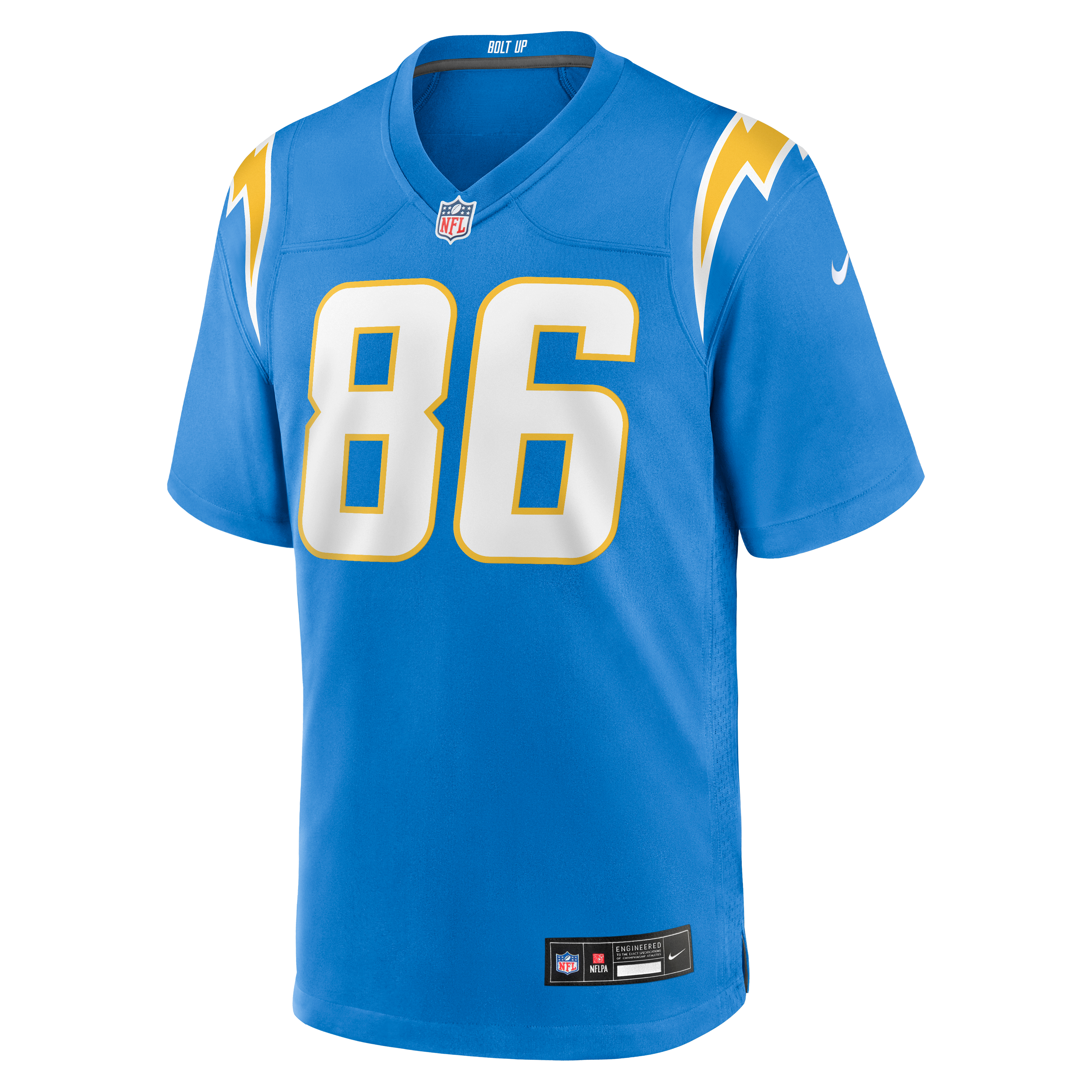 Oronde Gadsden Los Angeles Chargers Game Jersey Powder Blue NFL Football Fan Wear Oronde Gadsden