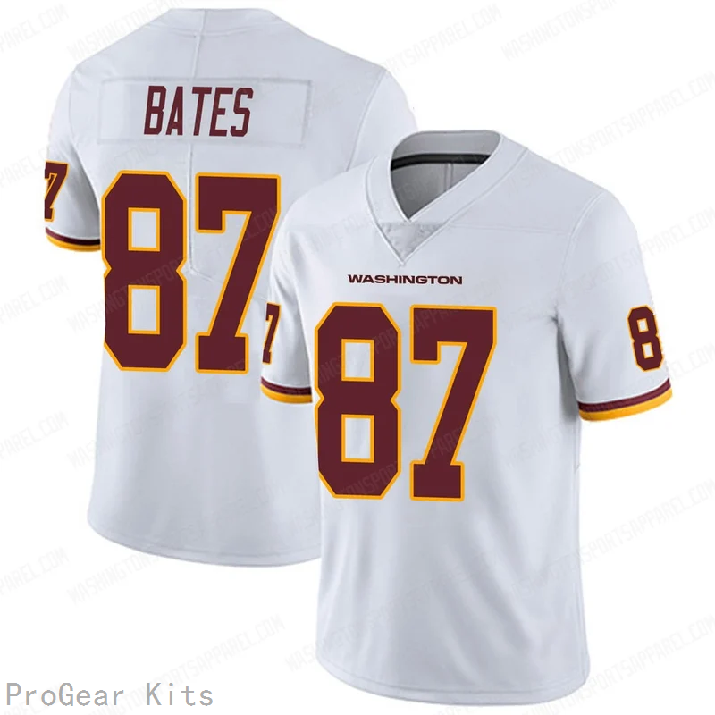 John Bates Washington Commanders Jersey No.87 White NFL Football Fan Wear