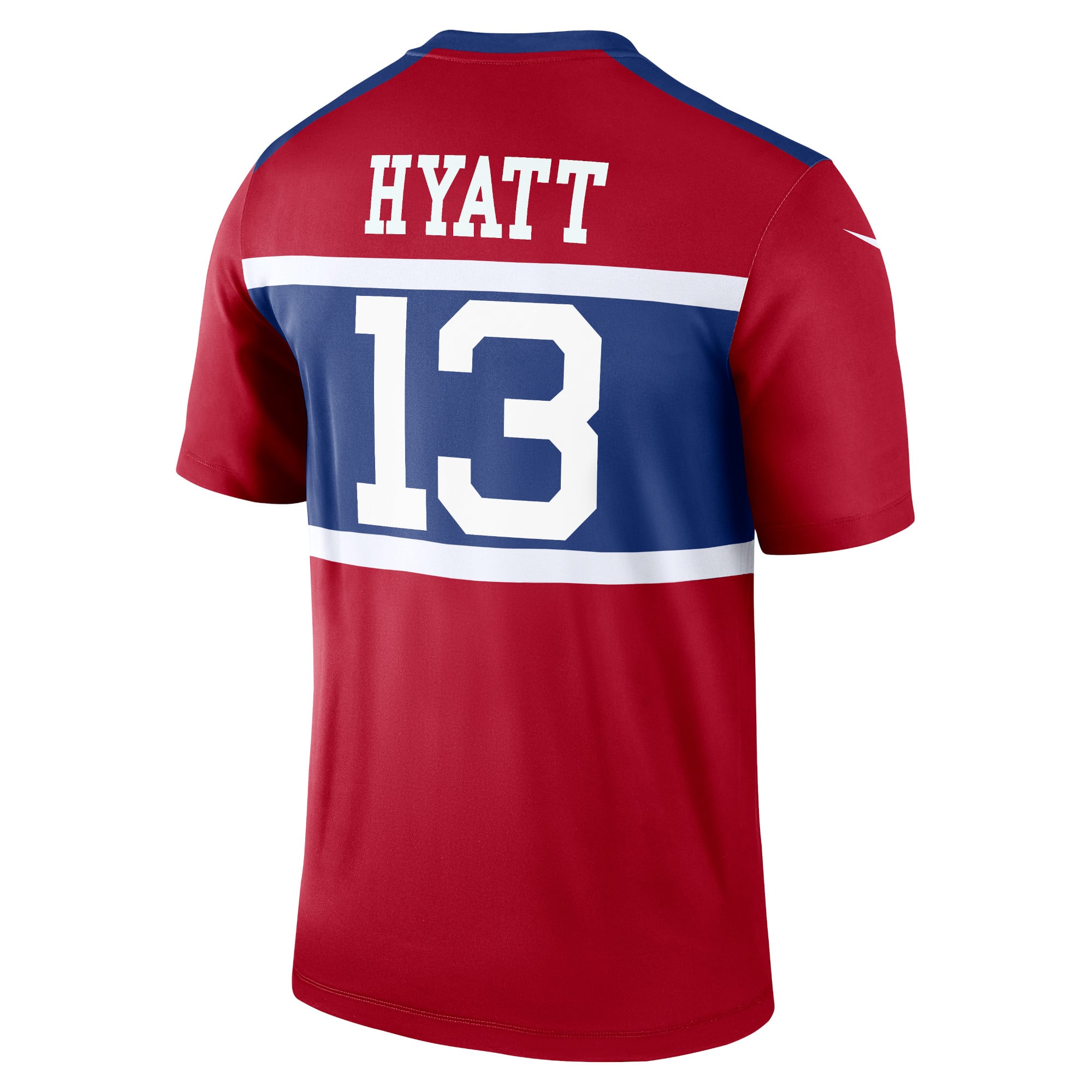 Jalin Hyatt Performance New York Giants Player Jersey Red NFL Football Fan Wear