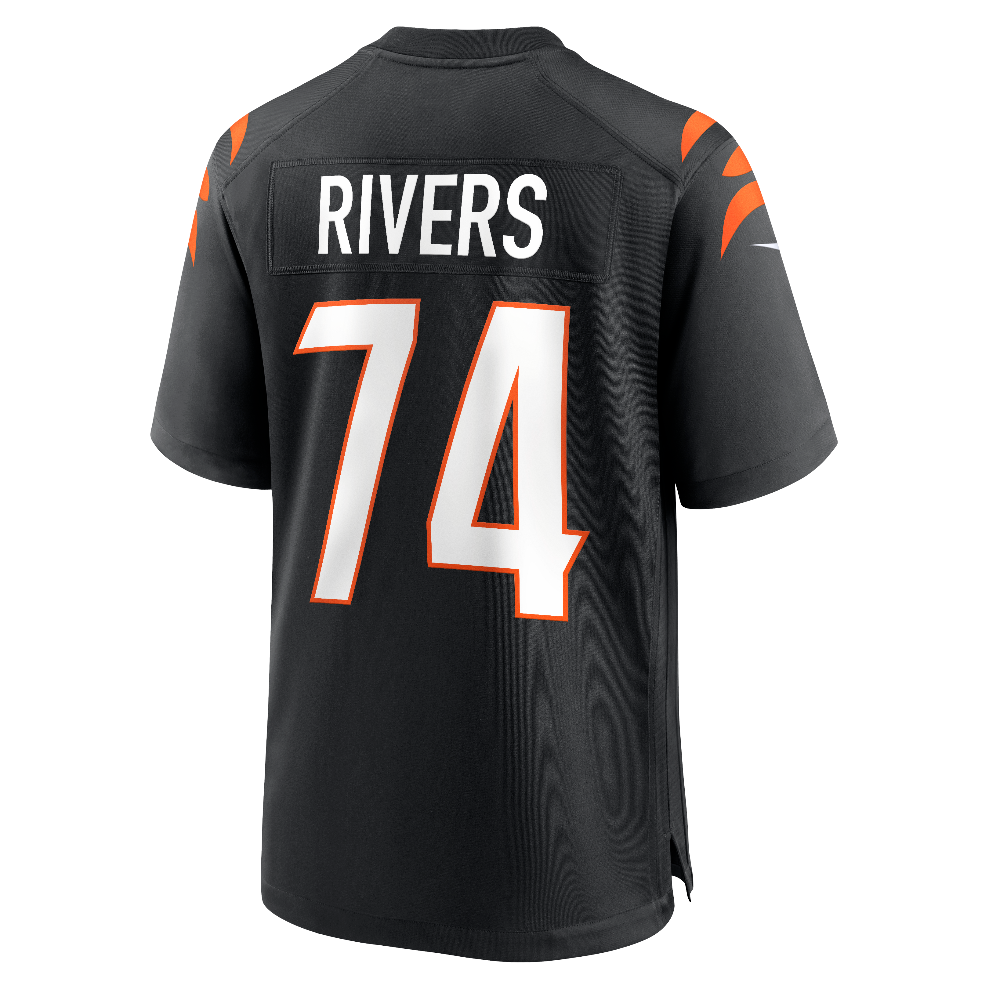 Jalen Rivers Cincinnati Bengals Game Jersey Black NFL Football Fan Wear