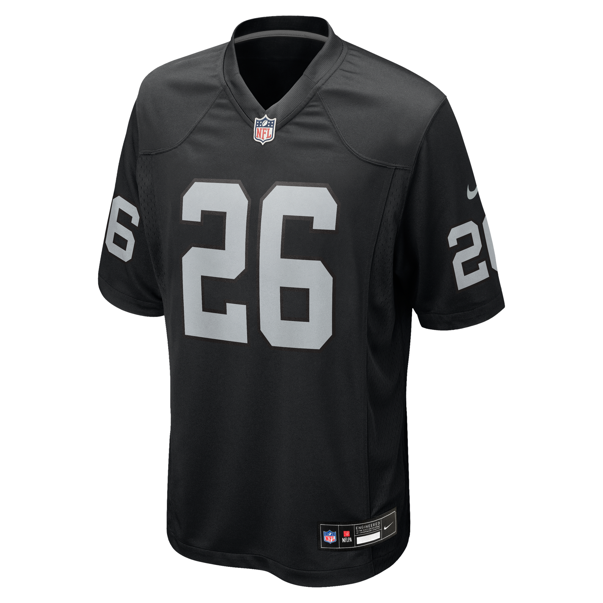 Darien Porter Las Vegas Raiders Game Jersey Black NFL Football Fan Wear