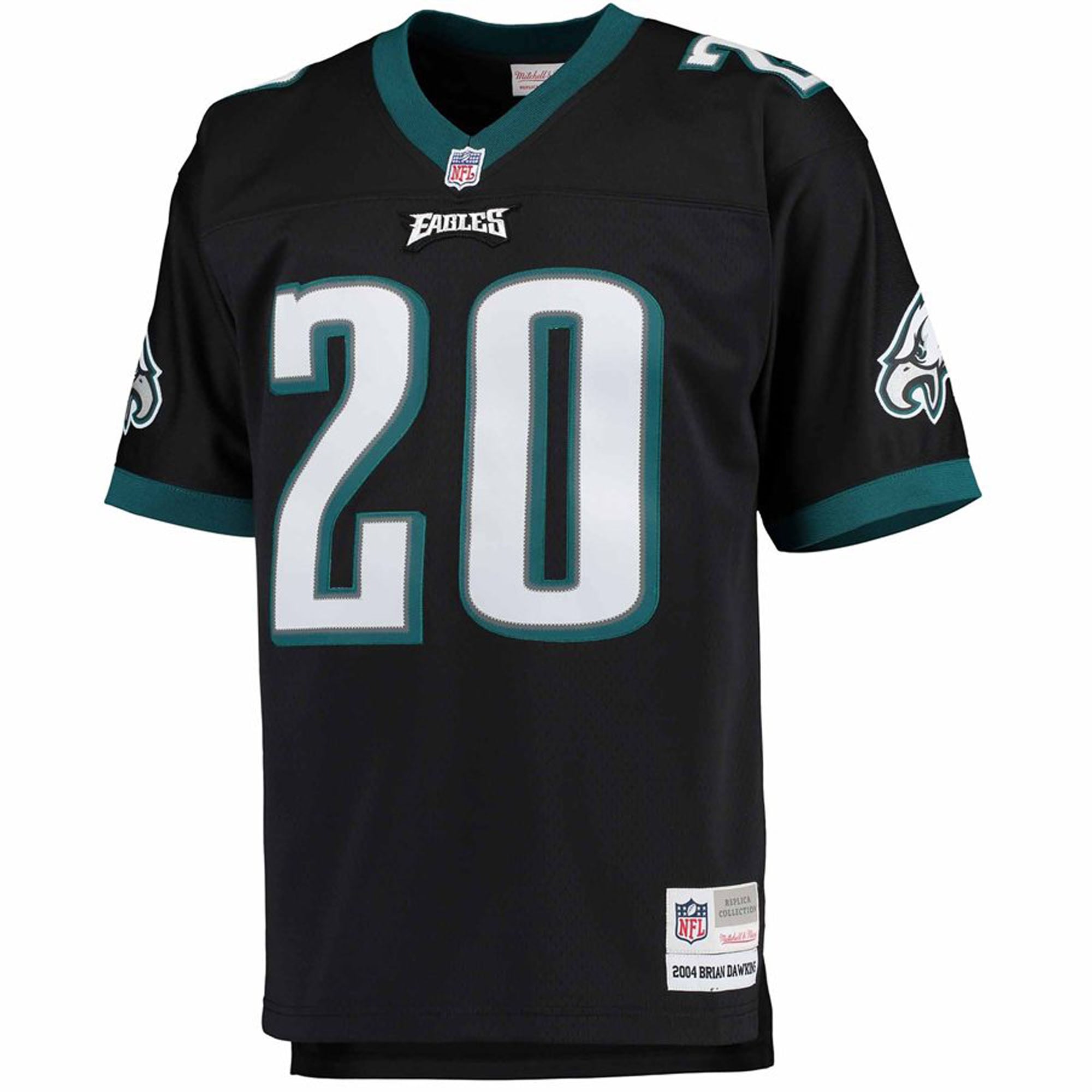 Brian Dawkins Mitchell Philadelphia Eagles Replica Jersey Black NFL Football Fan Wear Brian Dawkins Mitchell