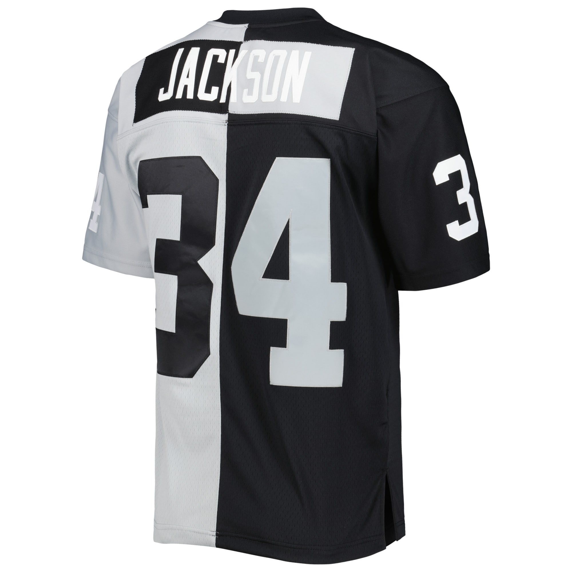 Bo Jackson Split Las Vegas Raiders Replica Jersey Black NFL Football Fan Wear
