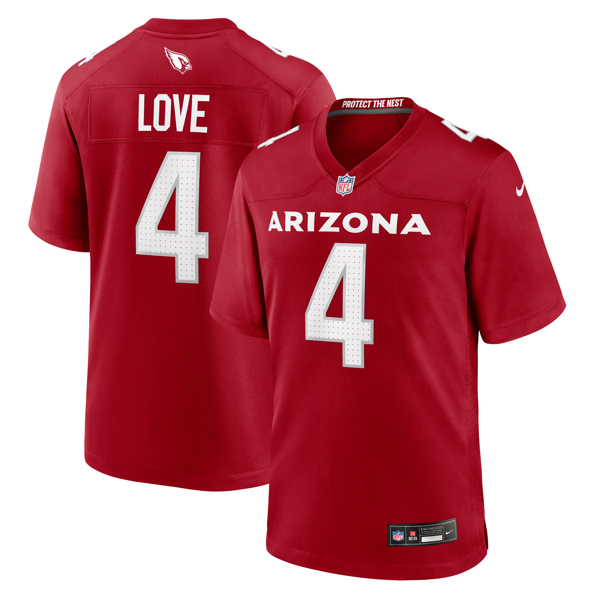 Jeremiyah Love Round Arizona Cardinals Game Jersey No.3 Cardinal NFL Football Fan Wear Jeremiyah Love Round