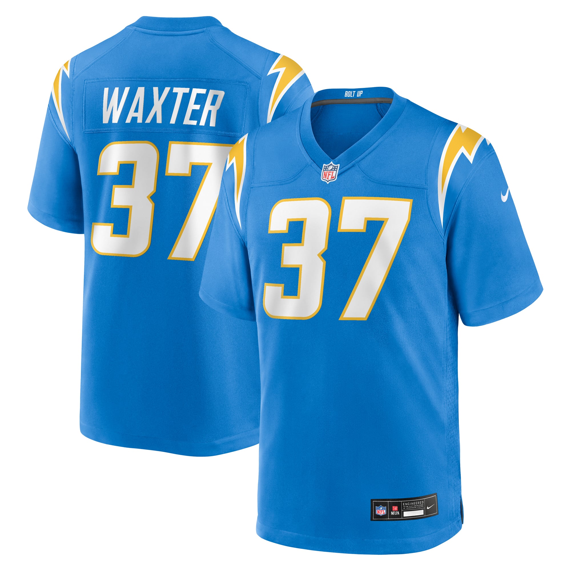 Isas Waxter Los Angeles Chargers Game Jersey NFL Football Fan Wear