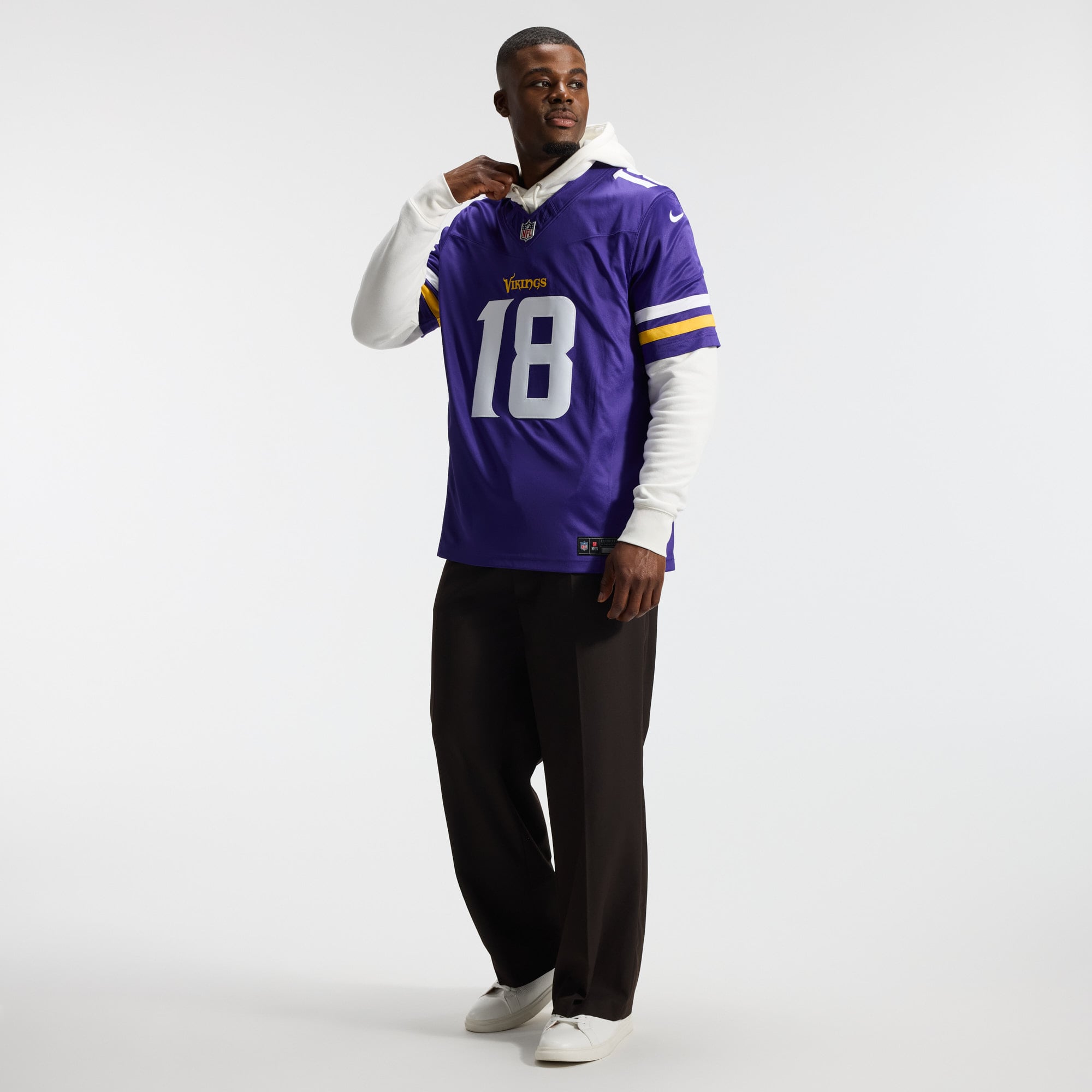 Justin Jefferson Minnesota Vikings Limited Jersey Purple NFL Football Fan Wear