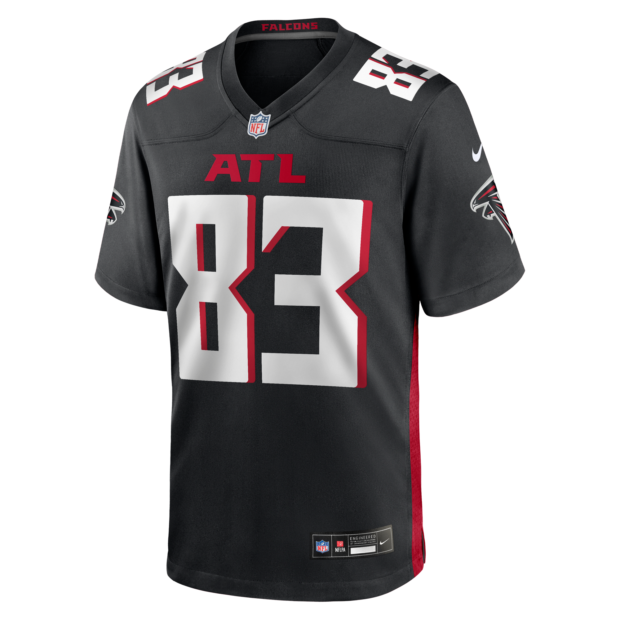 Deven Thompkins Atlanta Falcons Game Jersey Black NFL Football Fan Wear