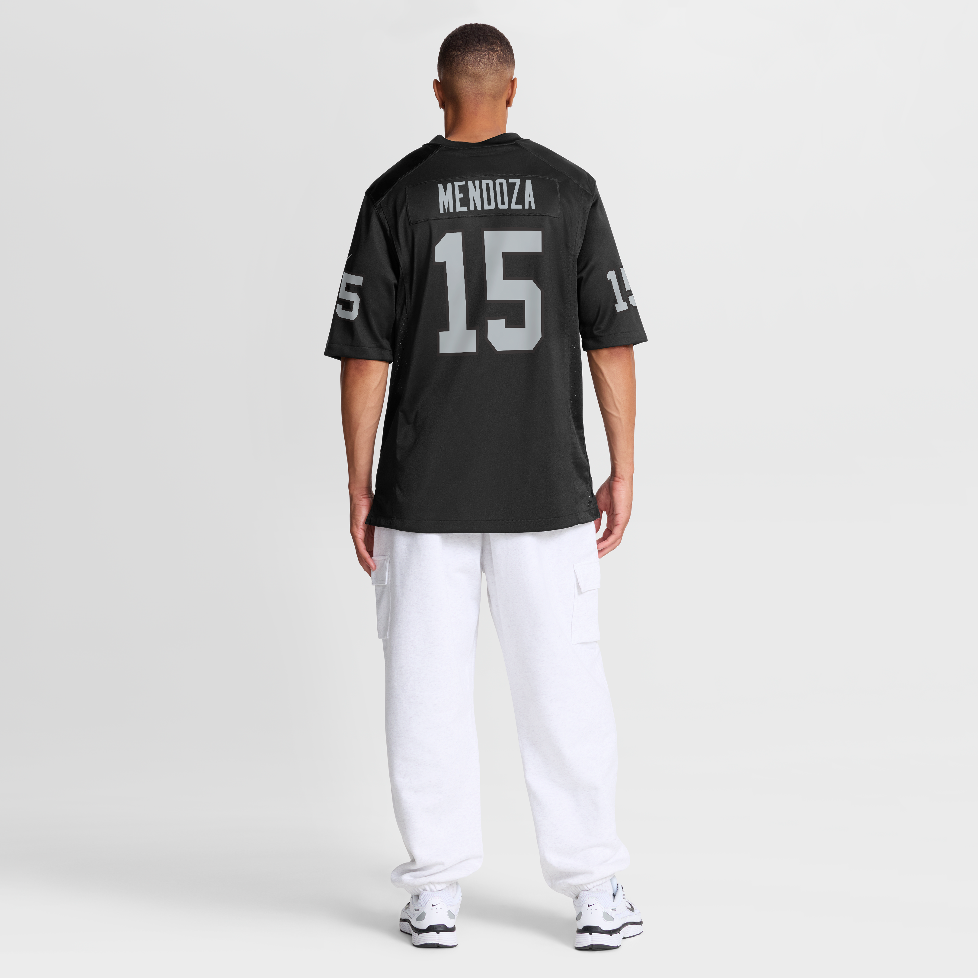 Fernando Mendoza Las Vegas Raiders Game Jersey Black NFL Football Fan Wear