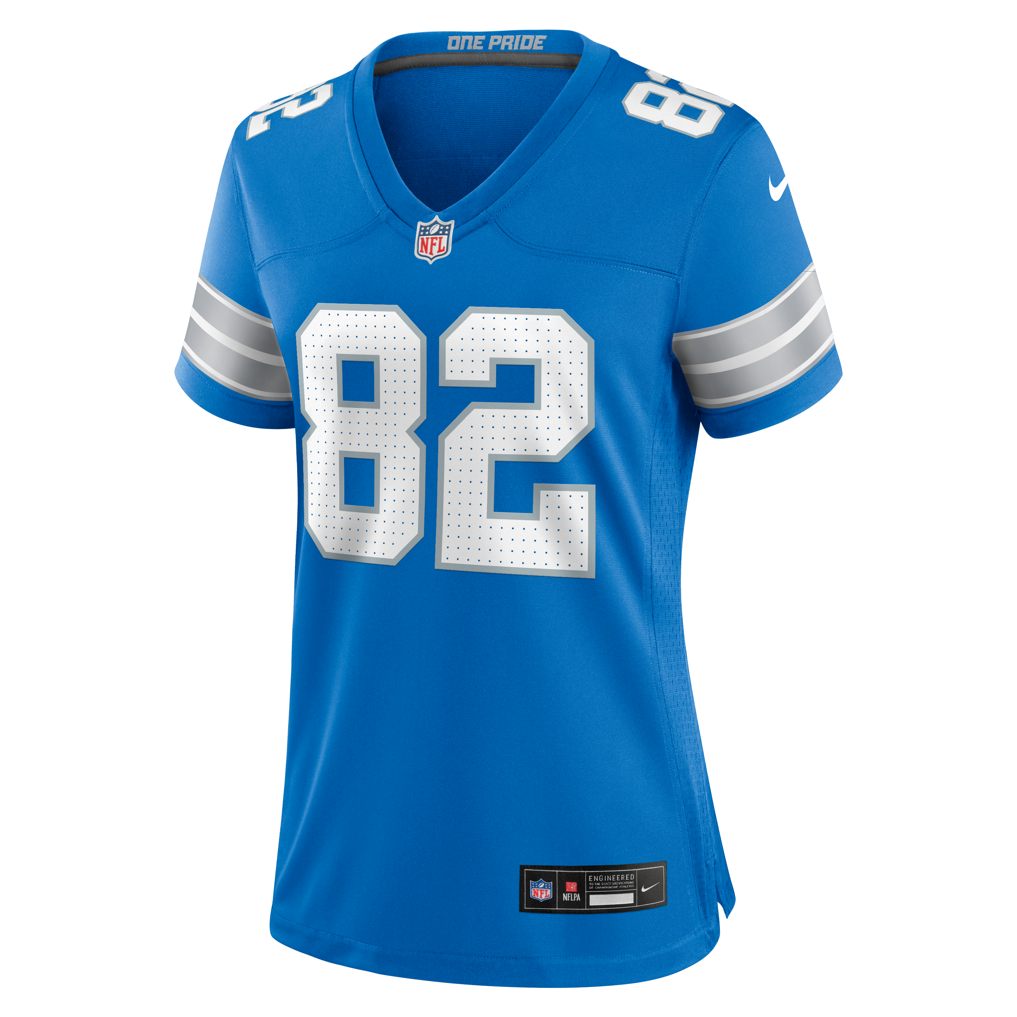 Thomas Gordon Detroit Lions Game Jersey Blue NFL Football Fan Wear