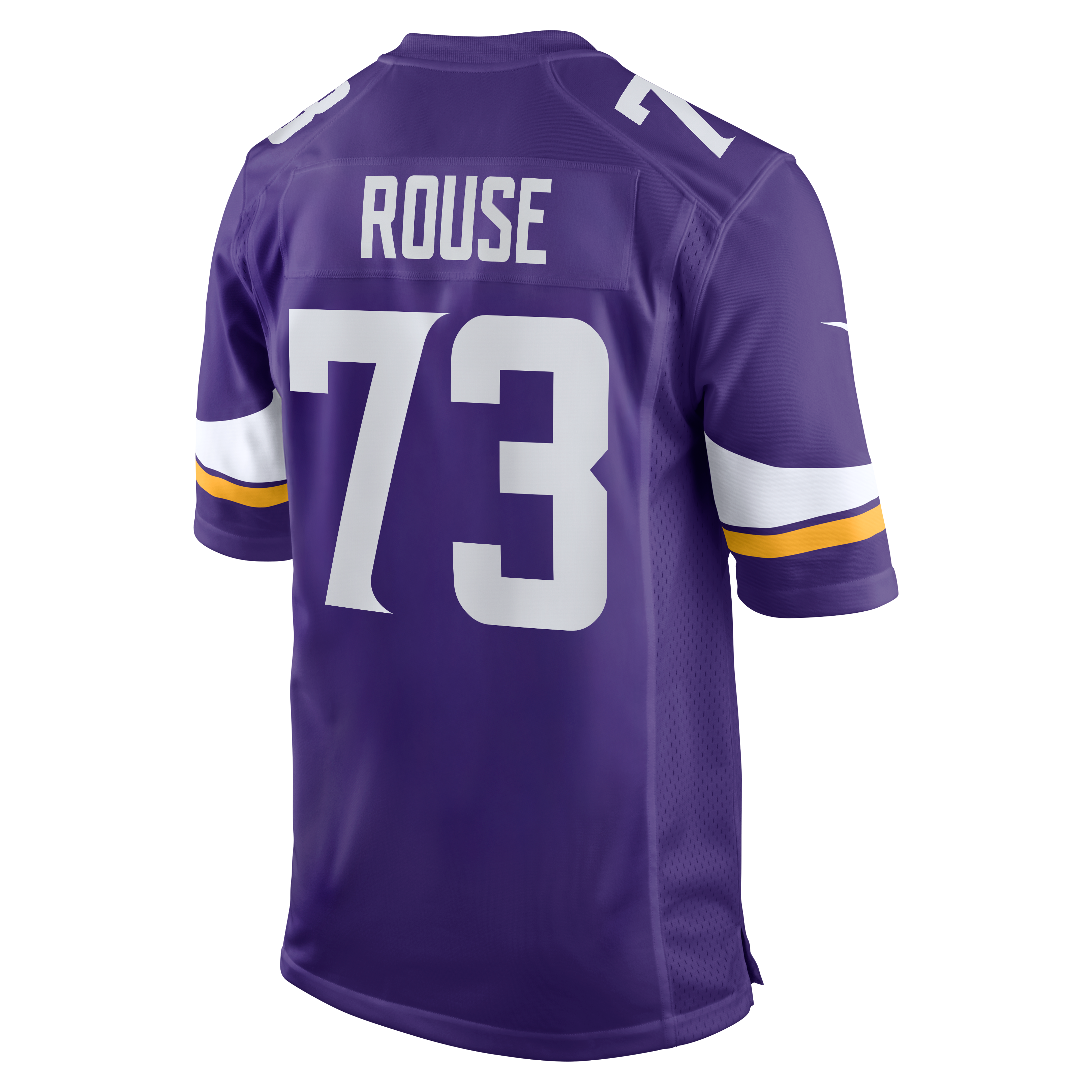 Walter Rouse Minnesota Vikings Game Jersey Purple NFL Football Fan Wear Walter Rouse