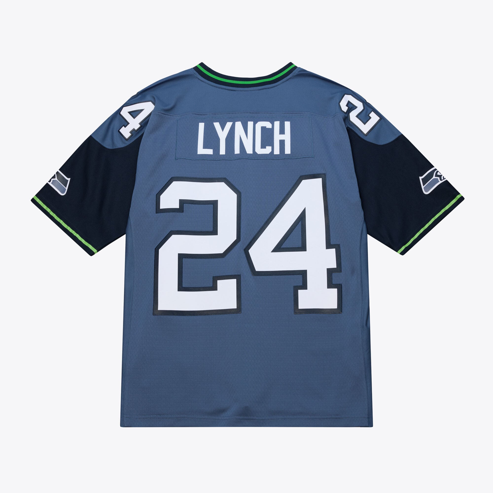 Marshawn Lynch Seattle Seahawks Replica Jersey Blue NFL Football Fan Wear Marshawn Lynch