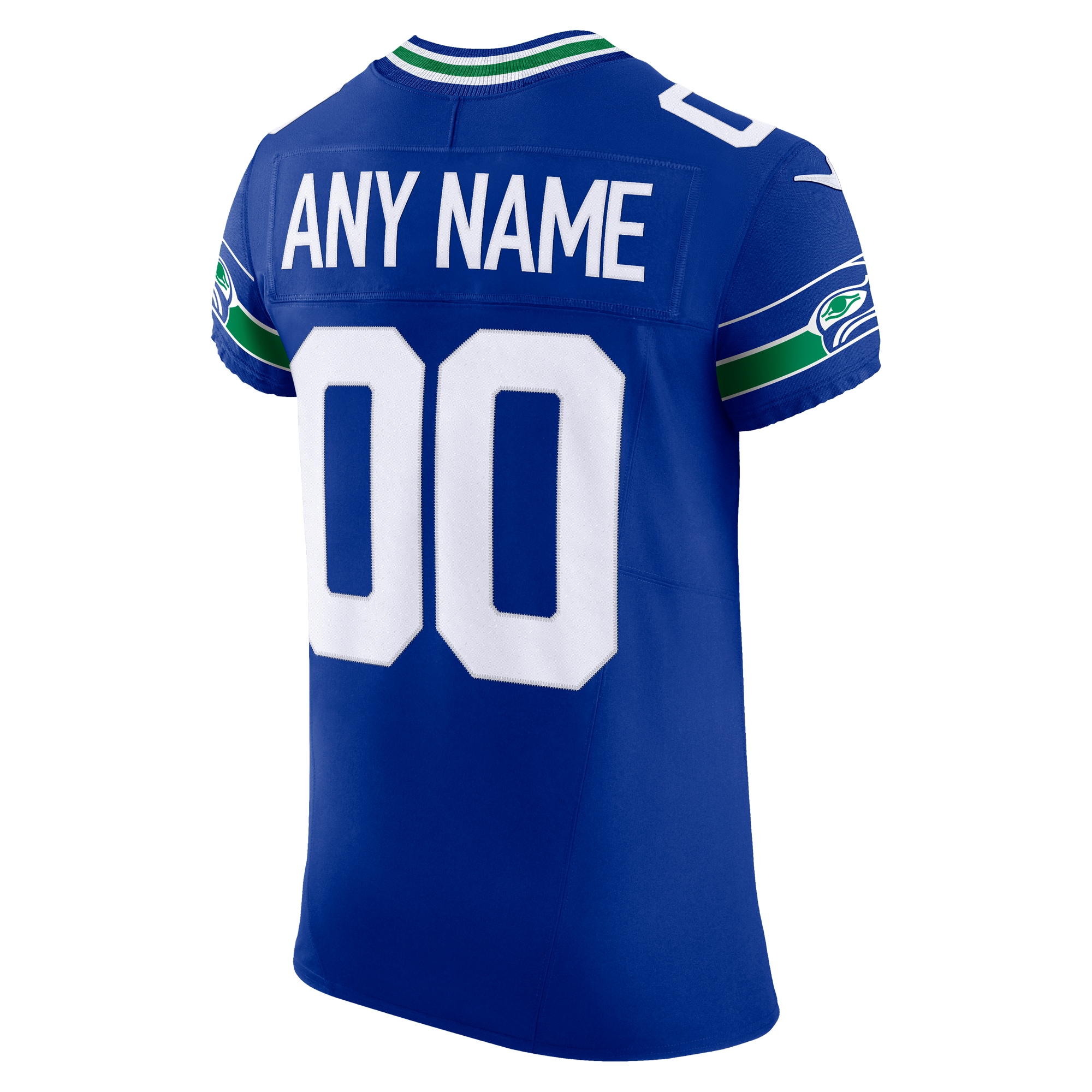 Royal Seattle Seahawks Alternate Jersey Royal NFL Football Fan Wear Custom Number