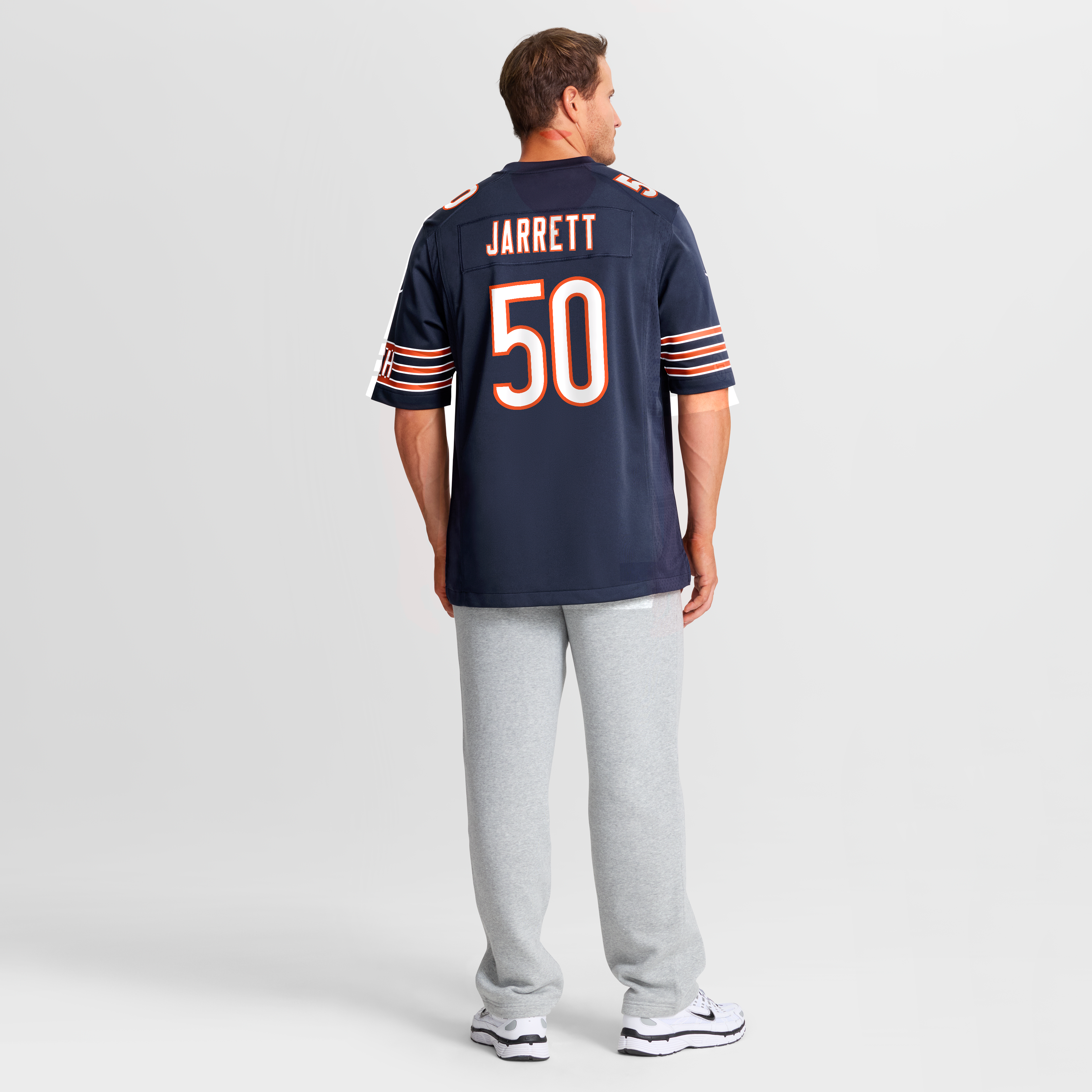 Grady Jarrett Chicago Bears Game Jersey Navy NFL Football Fan Wear