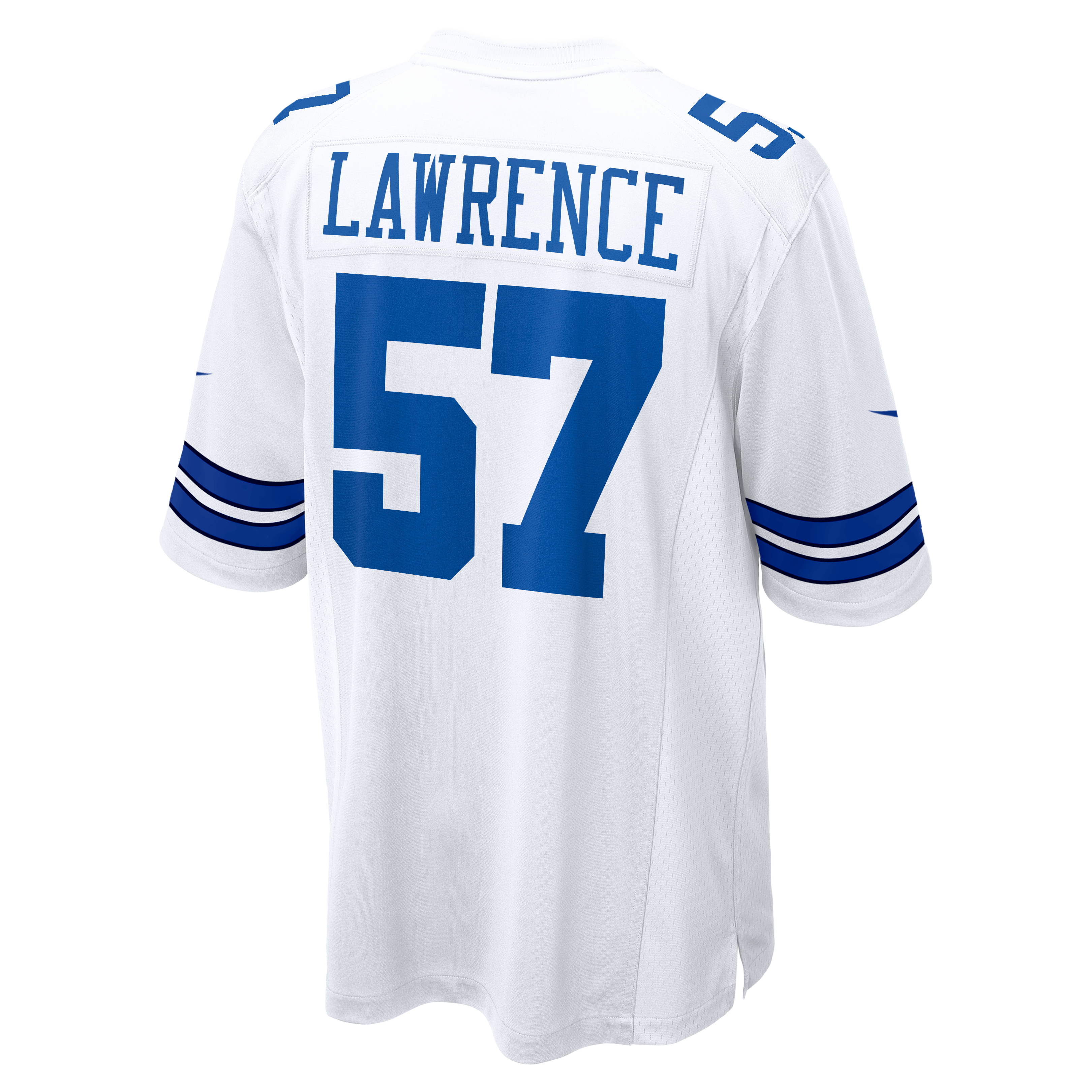 Malachi Lawrence Dallas Cowboys Game Jersey White NFL Football Fan Wear