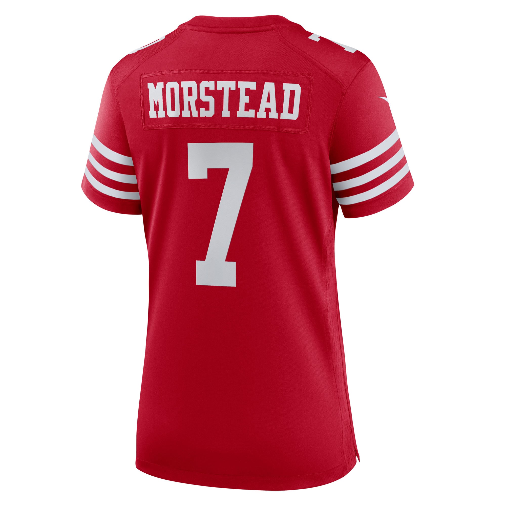 Thomas Morstead San Francisco 49ers Game Jersey Scarlet NFL Football Fan Wear