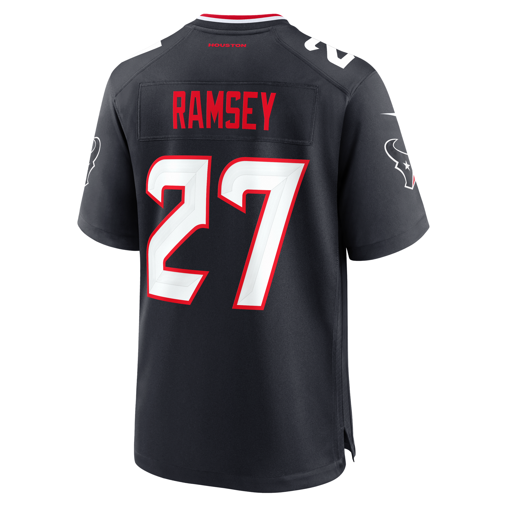 Kamari Ramsey Houston Texans Game Jersey Navy NFL Football Fan Wear