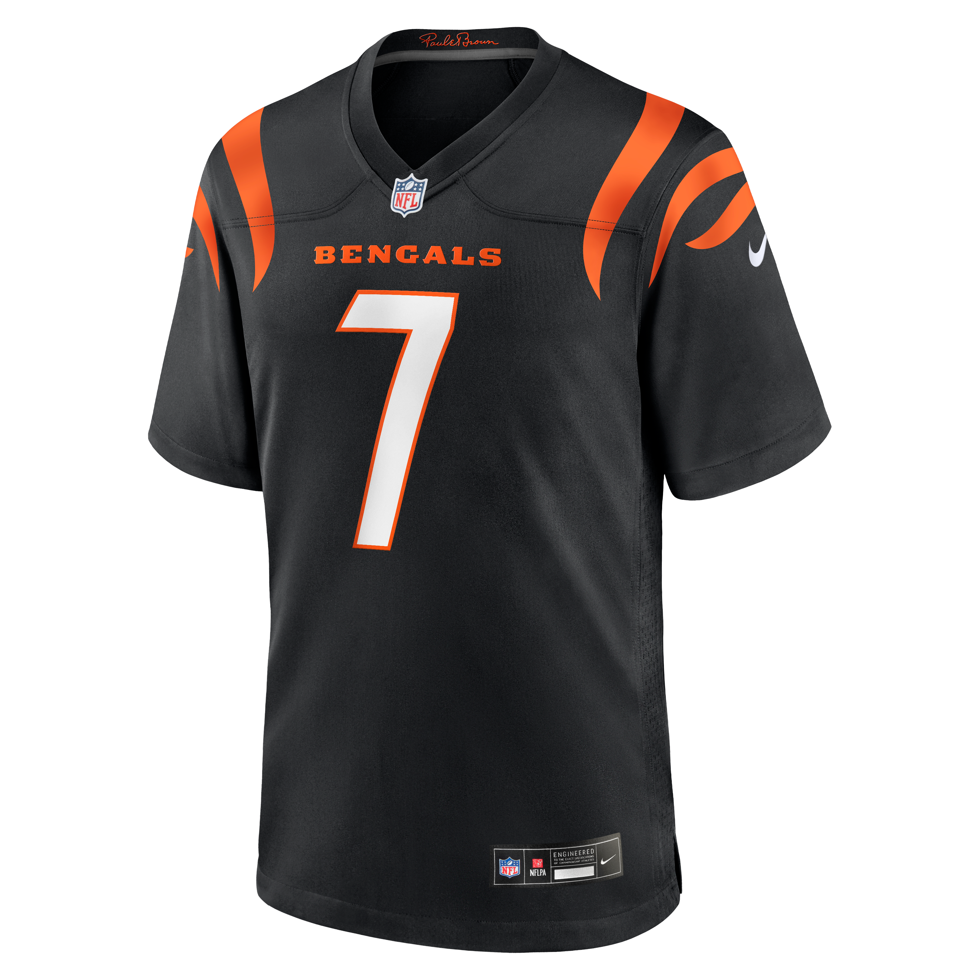 Boomer Esiason Retired Cincinnati Bengals Player Jersey Black NFL Football Fan Wear