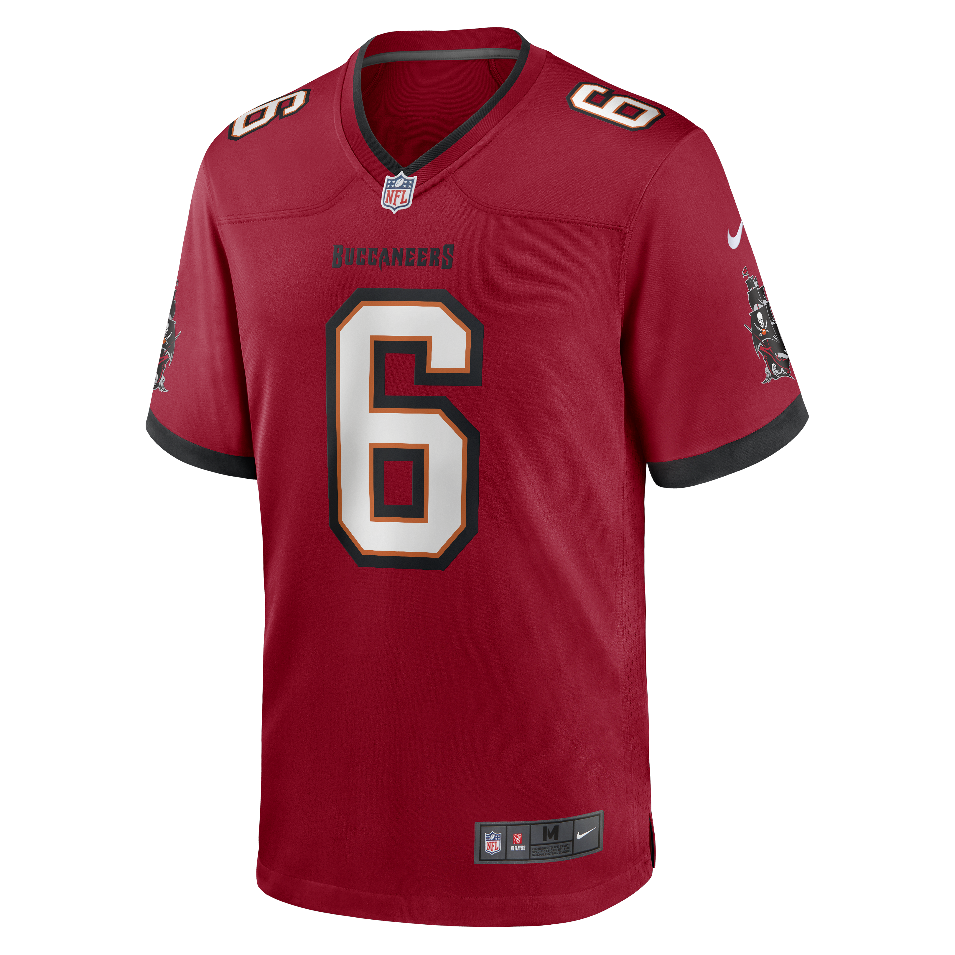 Baker Mayfield Tampa Bay Buccaneers Game Jersey Red NFL Football Fan Wear Baker Mayfield
