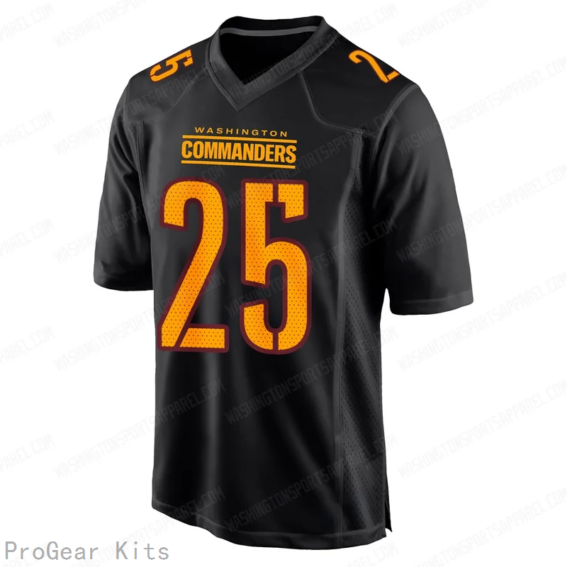 Nick Cross Carbon Washington Commanders Game Jersey No.25 Black NFL Football Fan Wear