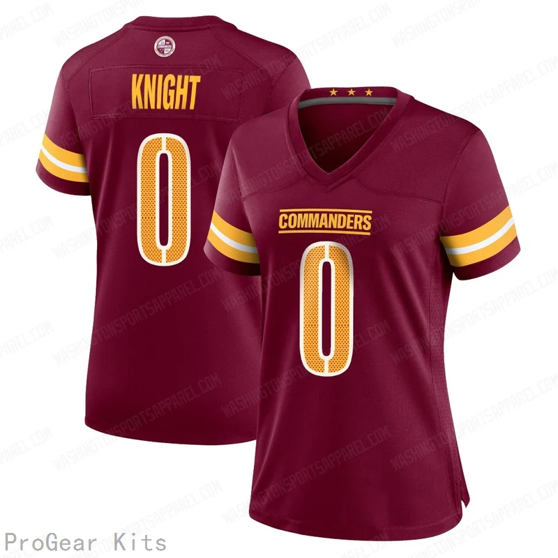 Qwuantrezz Knight Washington Commanders Legend Jersey No.0 Burgundy NFL Football Fan Wear