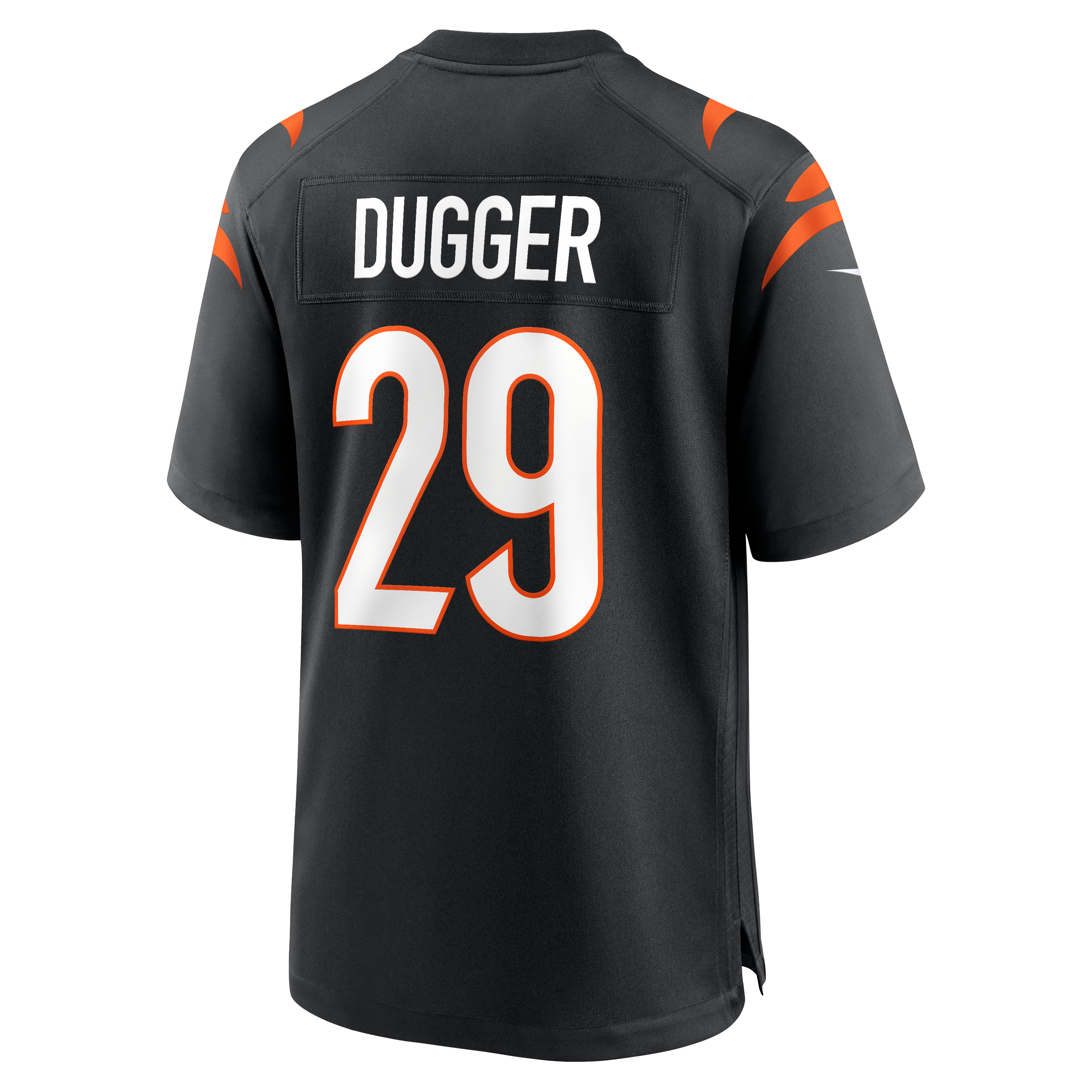 Kyle Dugger Cincinnati Bengals Game Jersey Black NFL Football Fan Wear Kyle Dugger