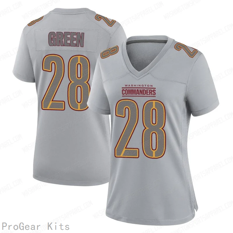 Darrell Atmosphere Fashion Washington Commanders Game Jersey No.28 Green NFL Football Fan Wear