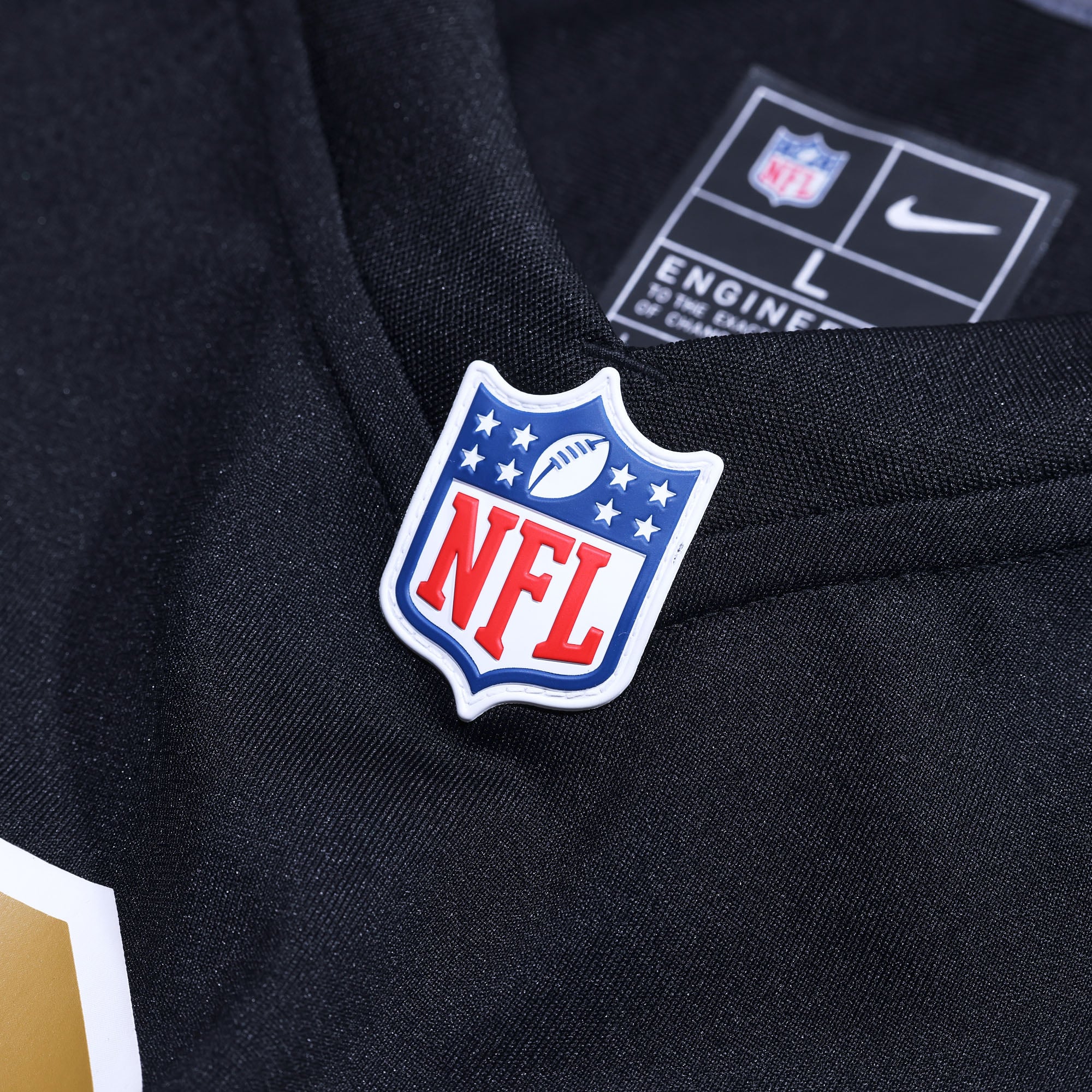 Alvin Kamara New Orleans Saints Game Jersey Black NFL Football Fan Wear Alvin Kamara