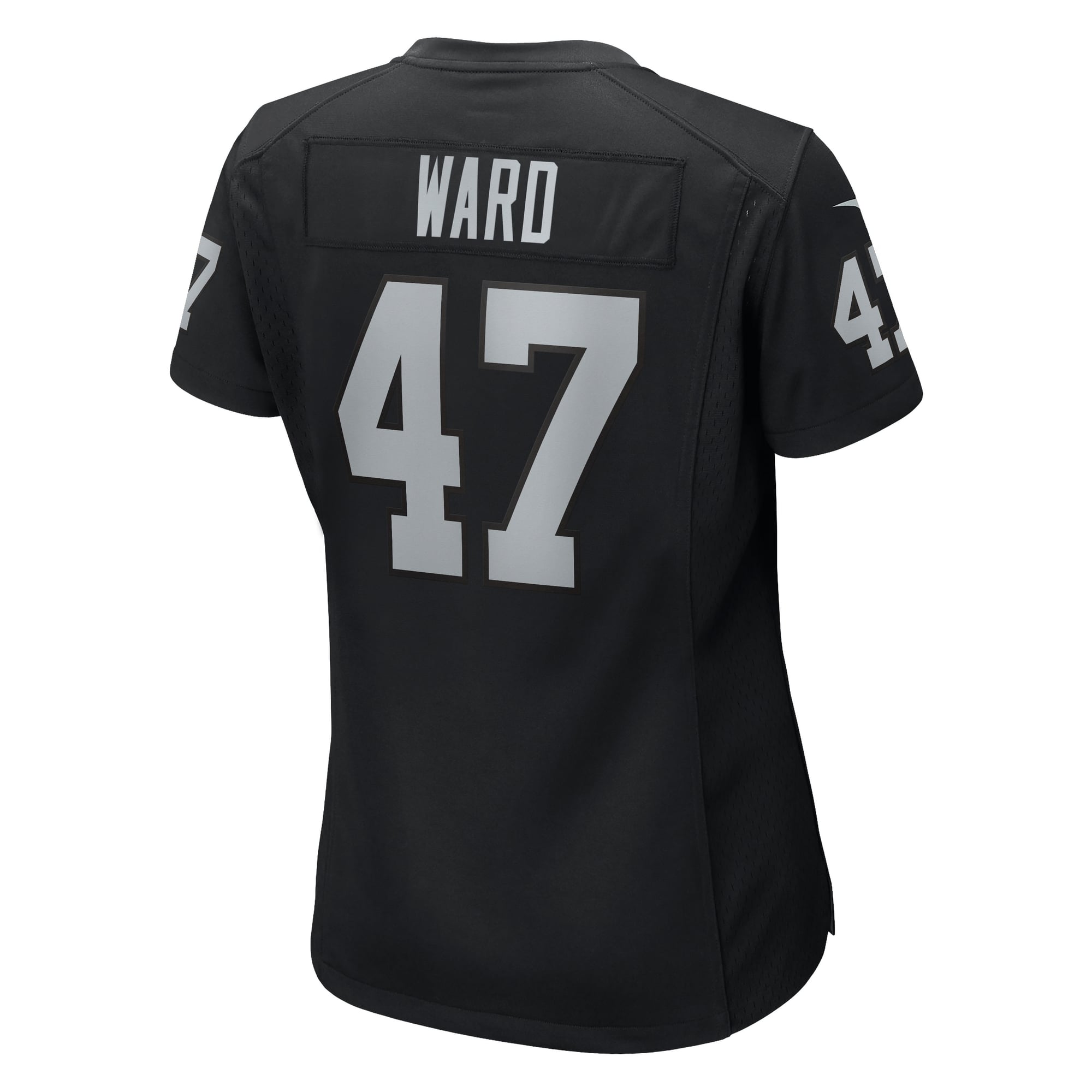 Alex Ward Las Vegas Raiders Game Jersey Black NFL Football Fan Wear