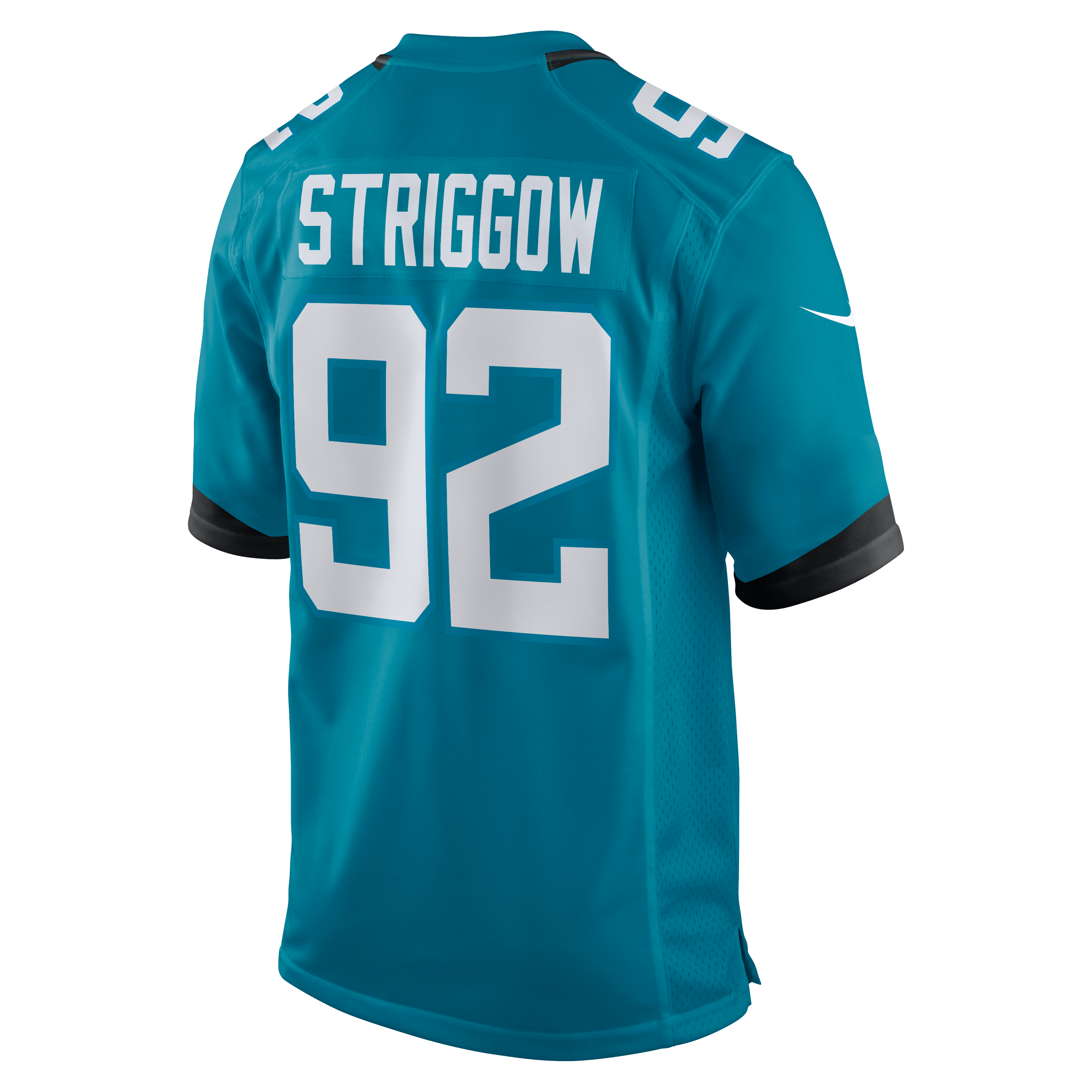 Danny Striggow Jacksonville Jaguars Game Jersey Teal NFL Football Fan Wear Danny Striggow