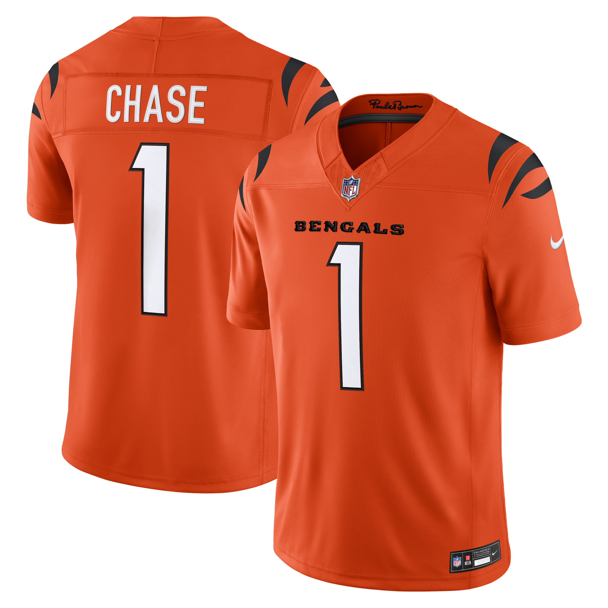 Ja'Marr Chase Cincinnati Bengals Alternate Jersey Orange NFL Football Fan Wear