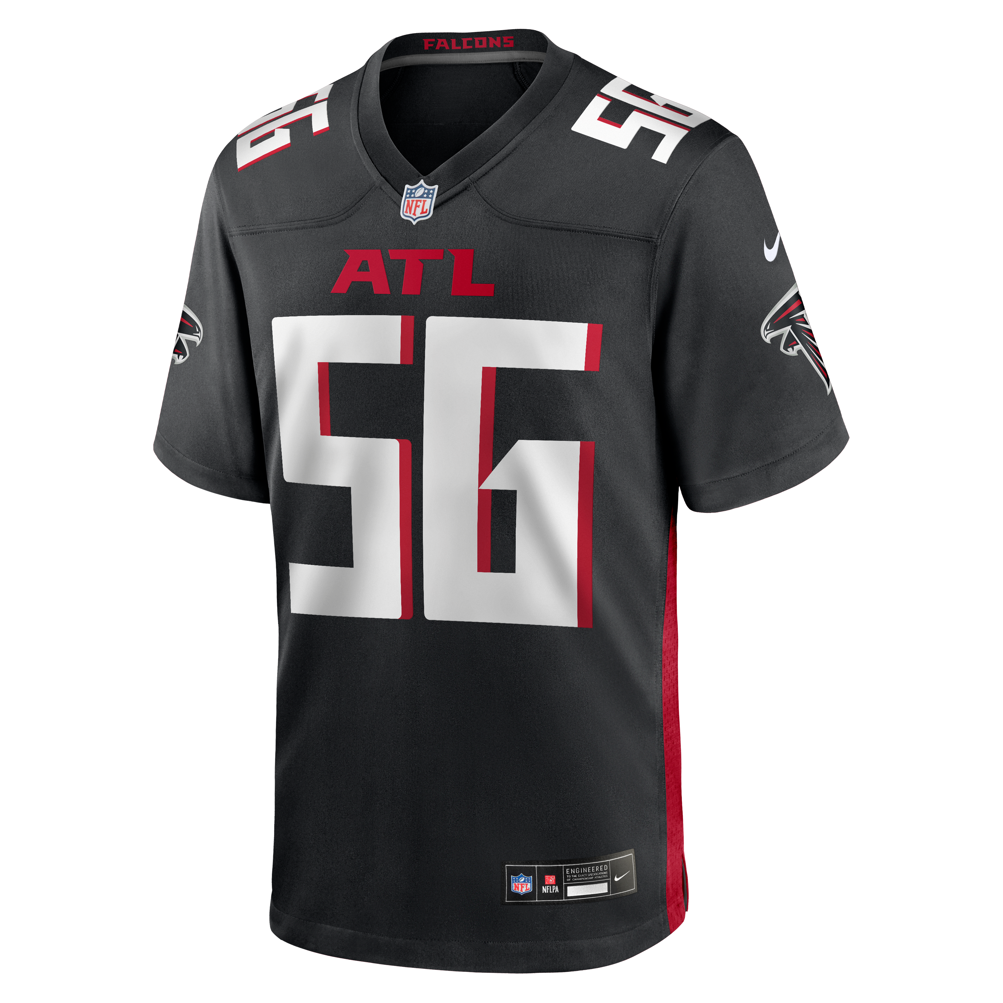 Leonard Floyd Atlanta Falcons Game Jersey Black NFL Football Fan Wear