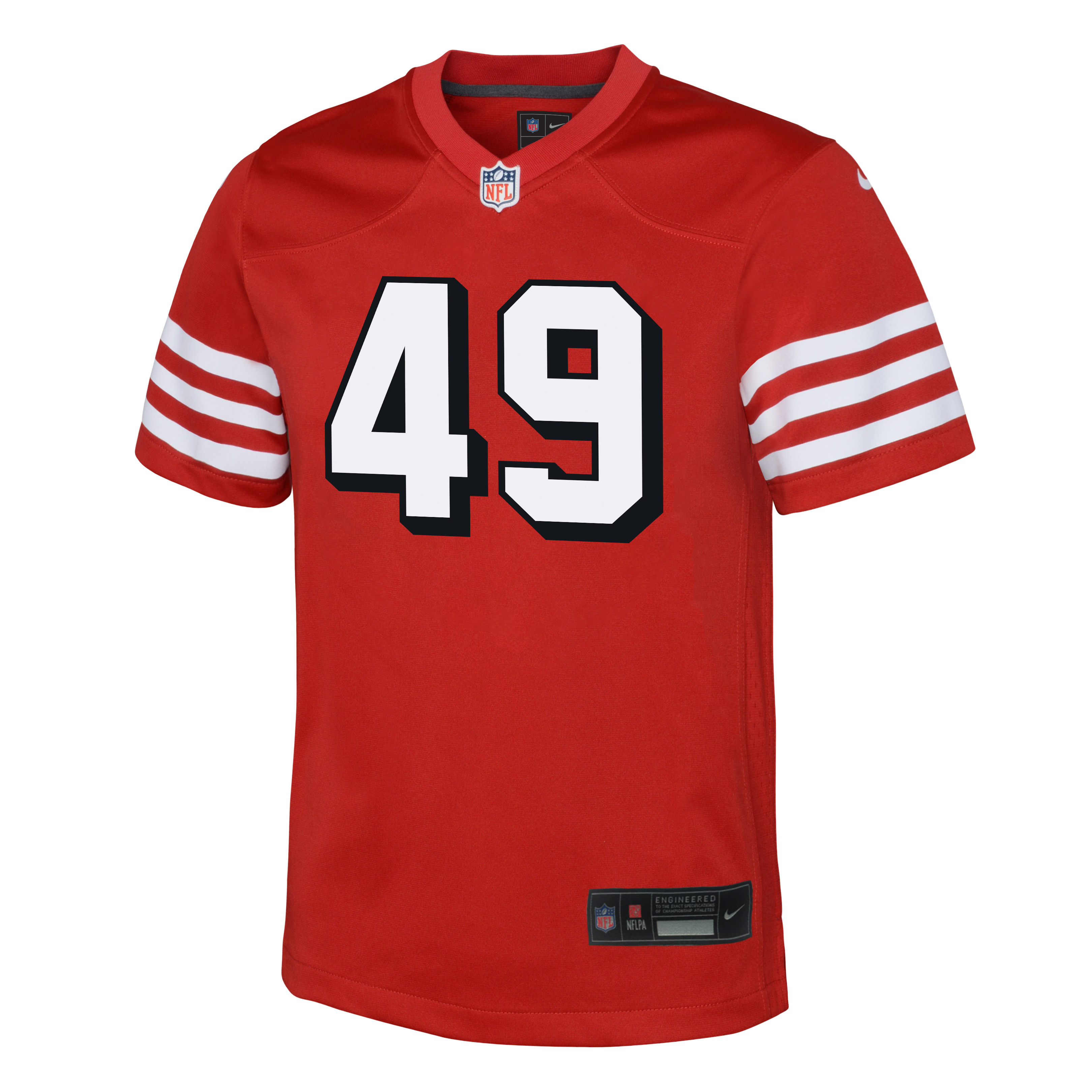 San Francisco 49ers Game Jersey Scarlet NFL Football Fan Wear