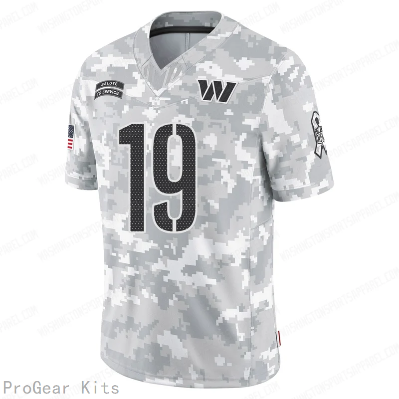 Drew Stevens Washington Commanders Jersey No.19 Camo NFL Football Fan Wear Drew Stevens