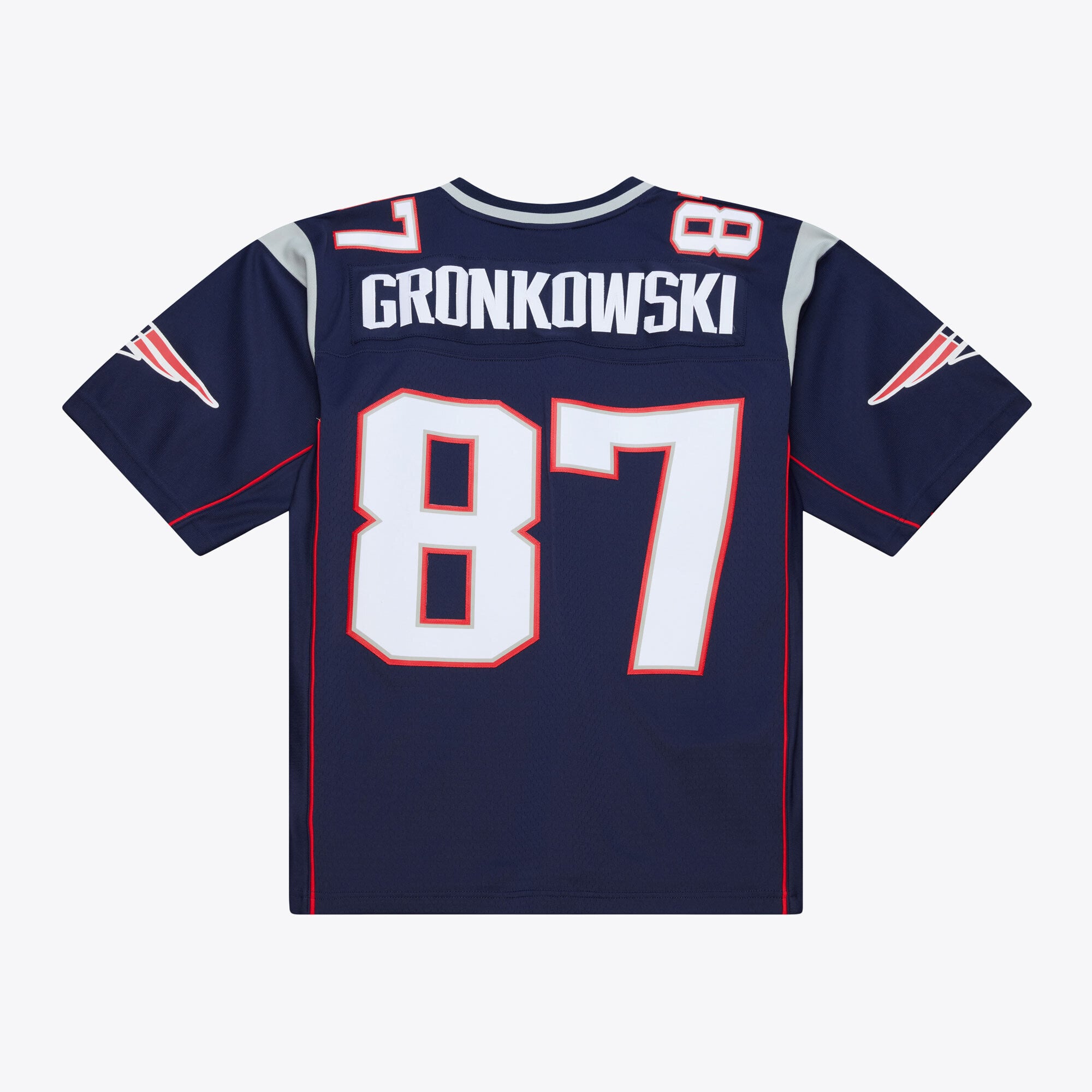 Retired Rob Gronkowski New England Patriots Player Jersey Navy NFL Football Fan Wear Retired Rob Gronkowski