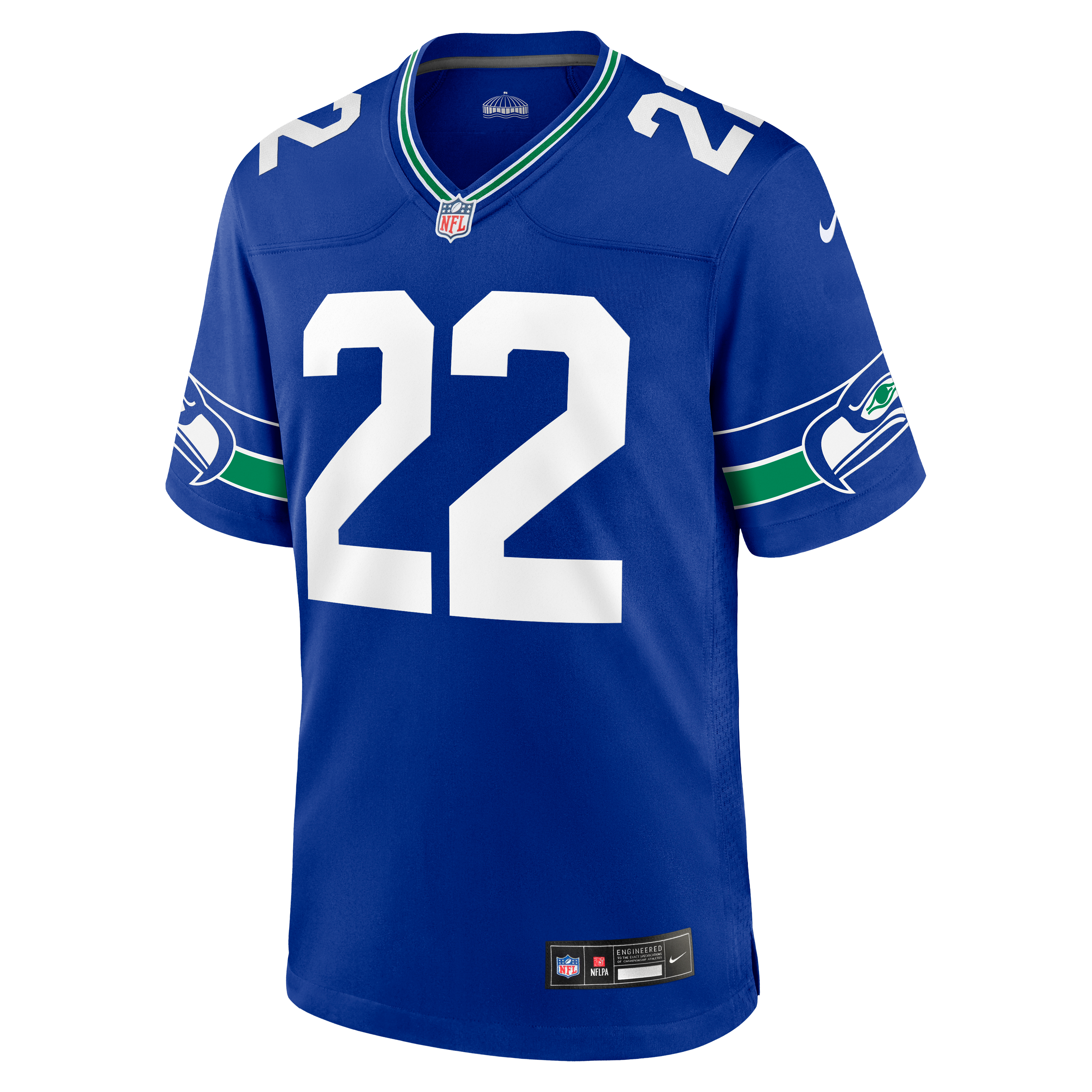 Rashid Shaheed Seattle Seahawks Game Jersey Royal NFL Football Fan Wear