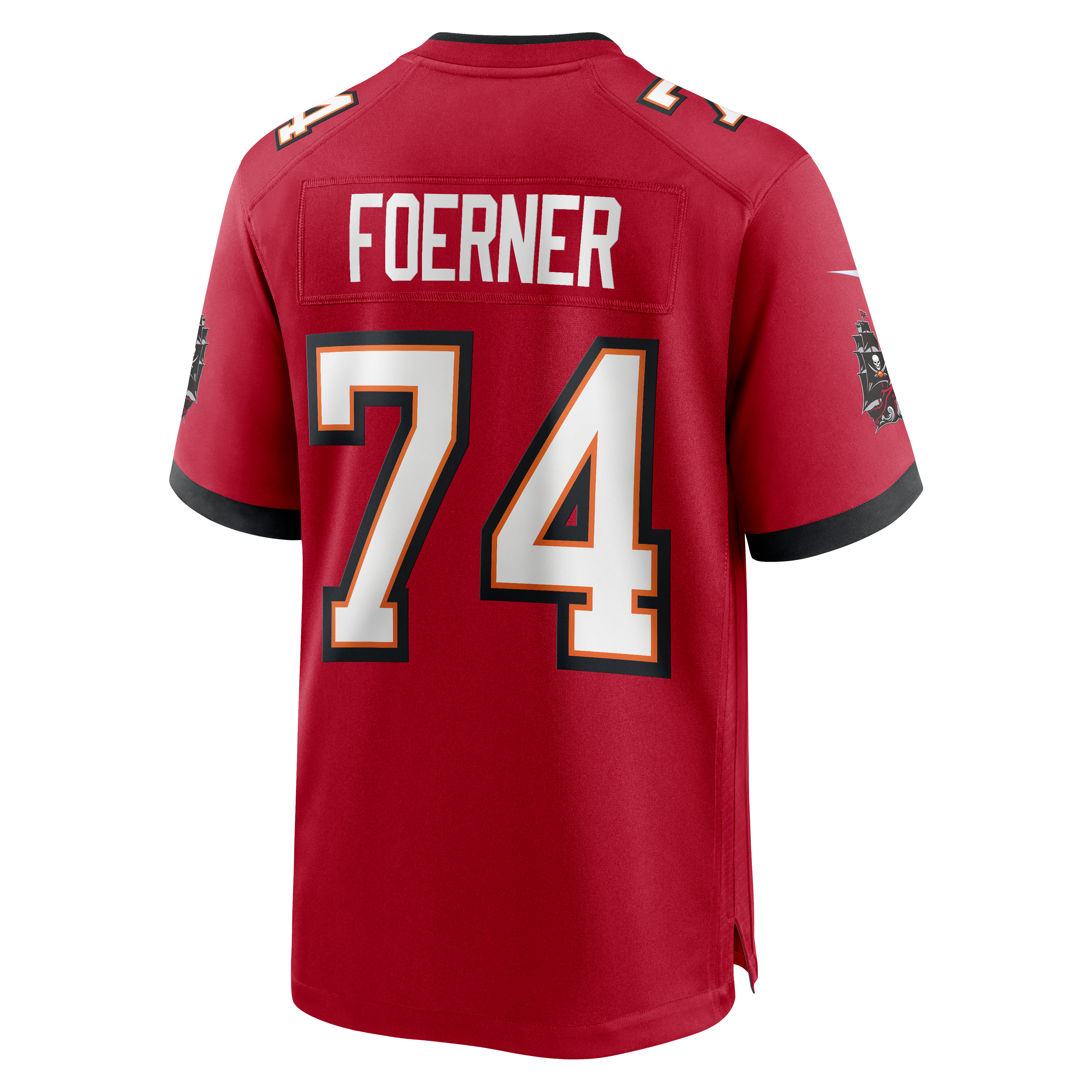 Marshall Foerner Tampa Bay Buccaneers Game Jersey Red NFL Football Fan Wear