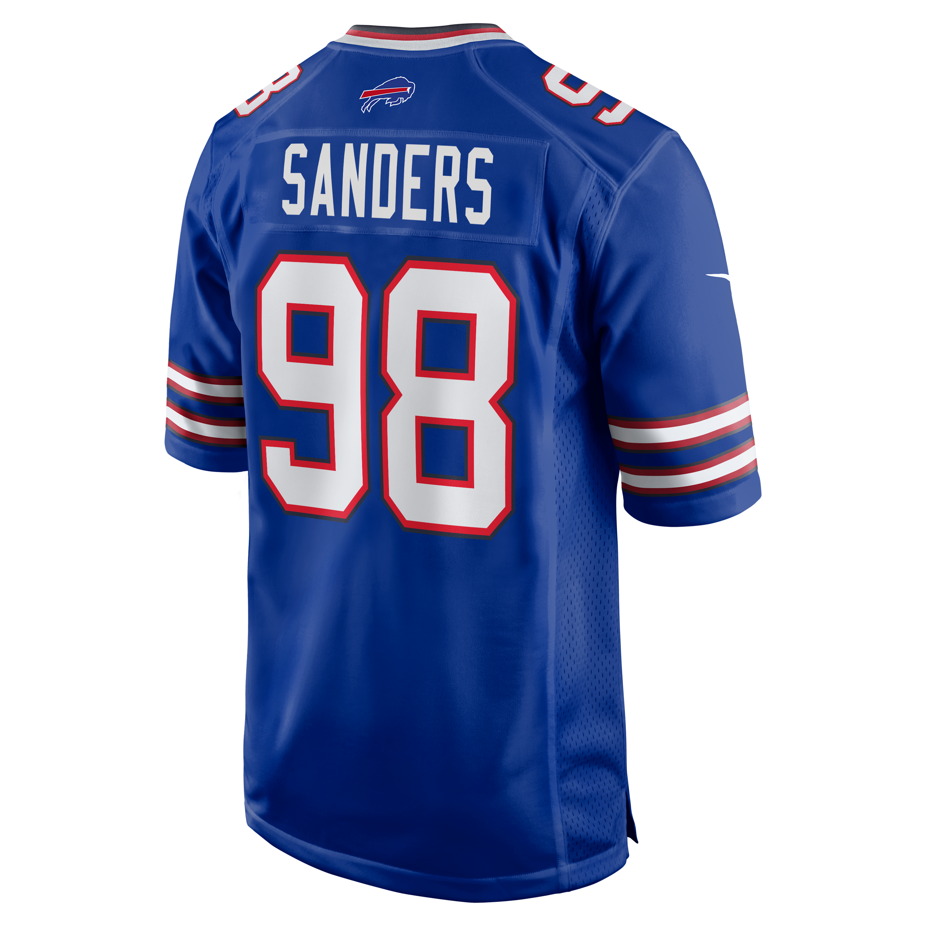 TJ Sanders Buffalo Bills Game Jersey Royal NFL Football Fan Wear