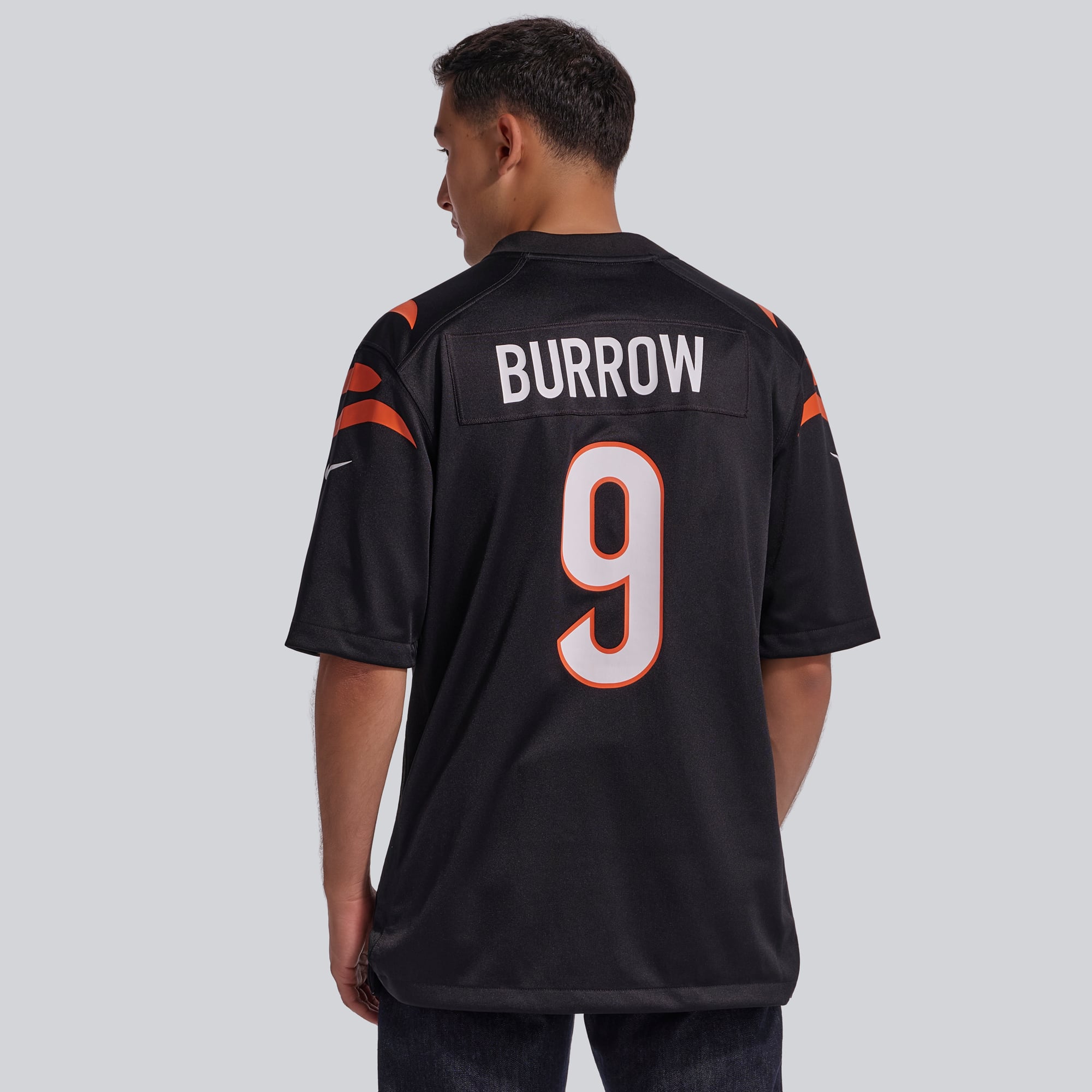 Joe Burrow Cincinnati Bengals Game Jersey Black NFL Football Fan Wear