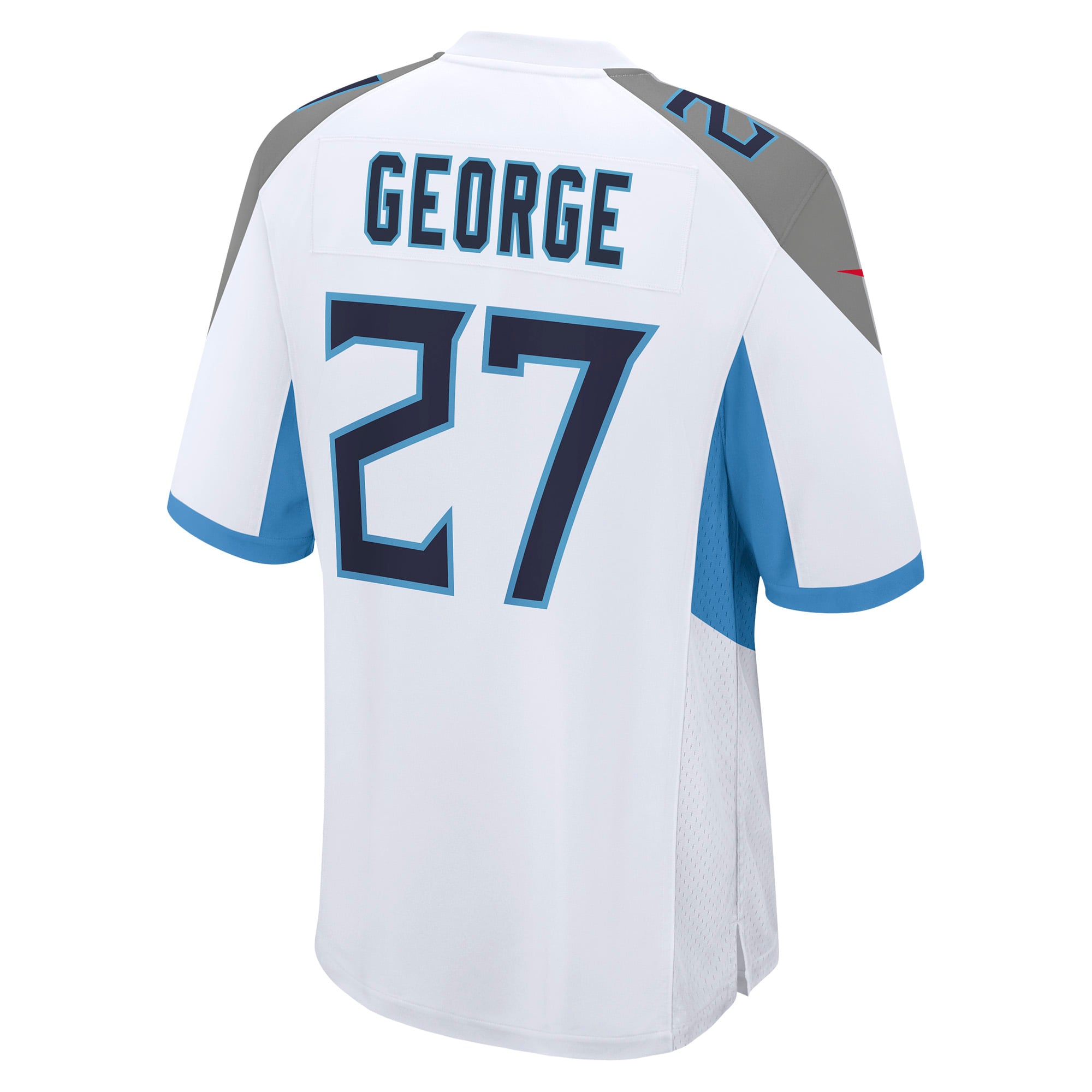 Retired Eddie George Tennessee Titans Player Jersey White NFL Football Fan Wear
